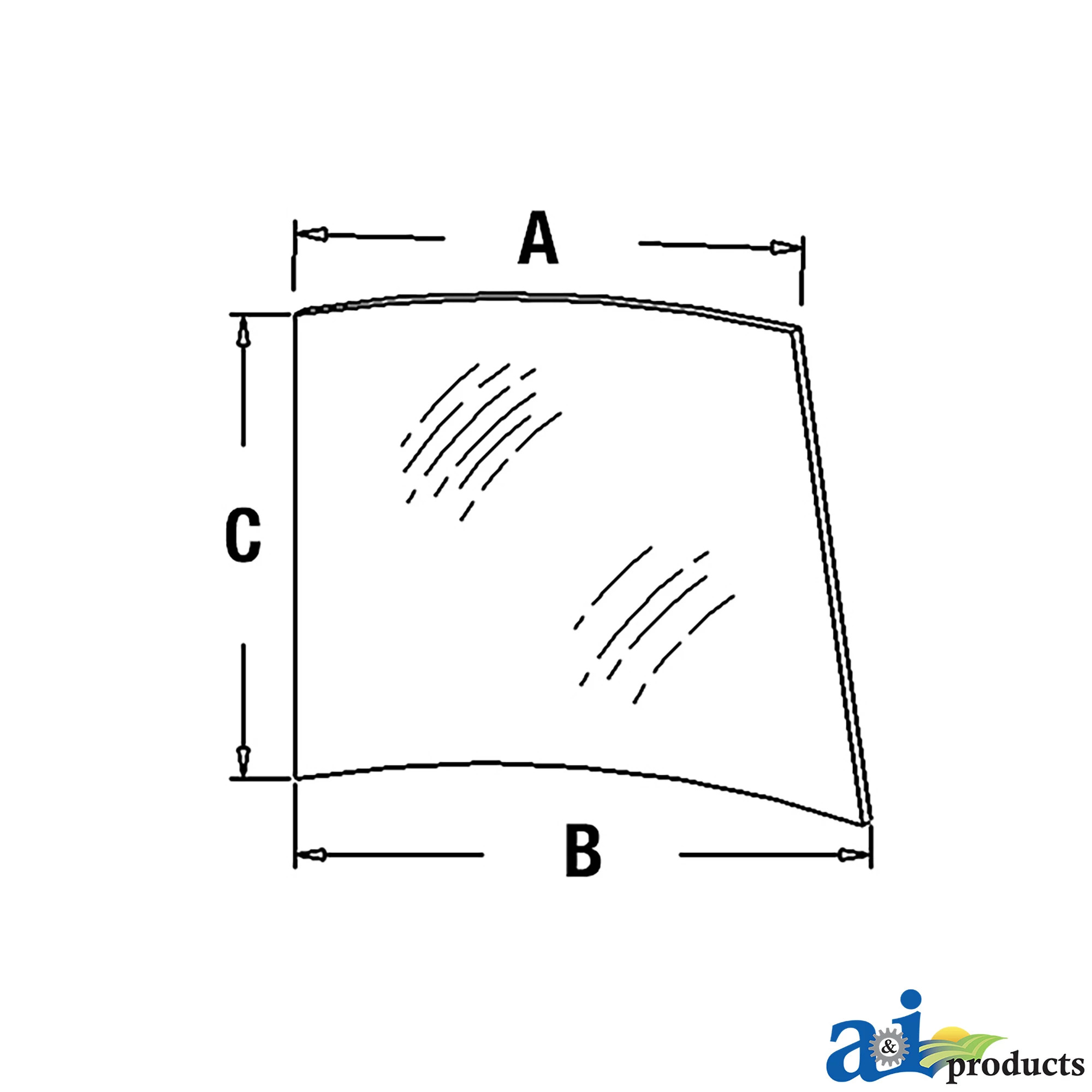 A&I Products Upper Windowpane - A-R93150
