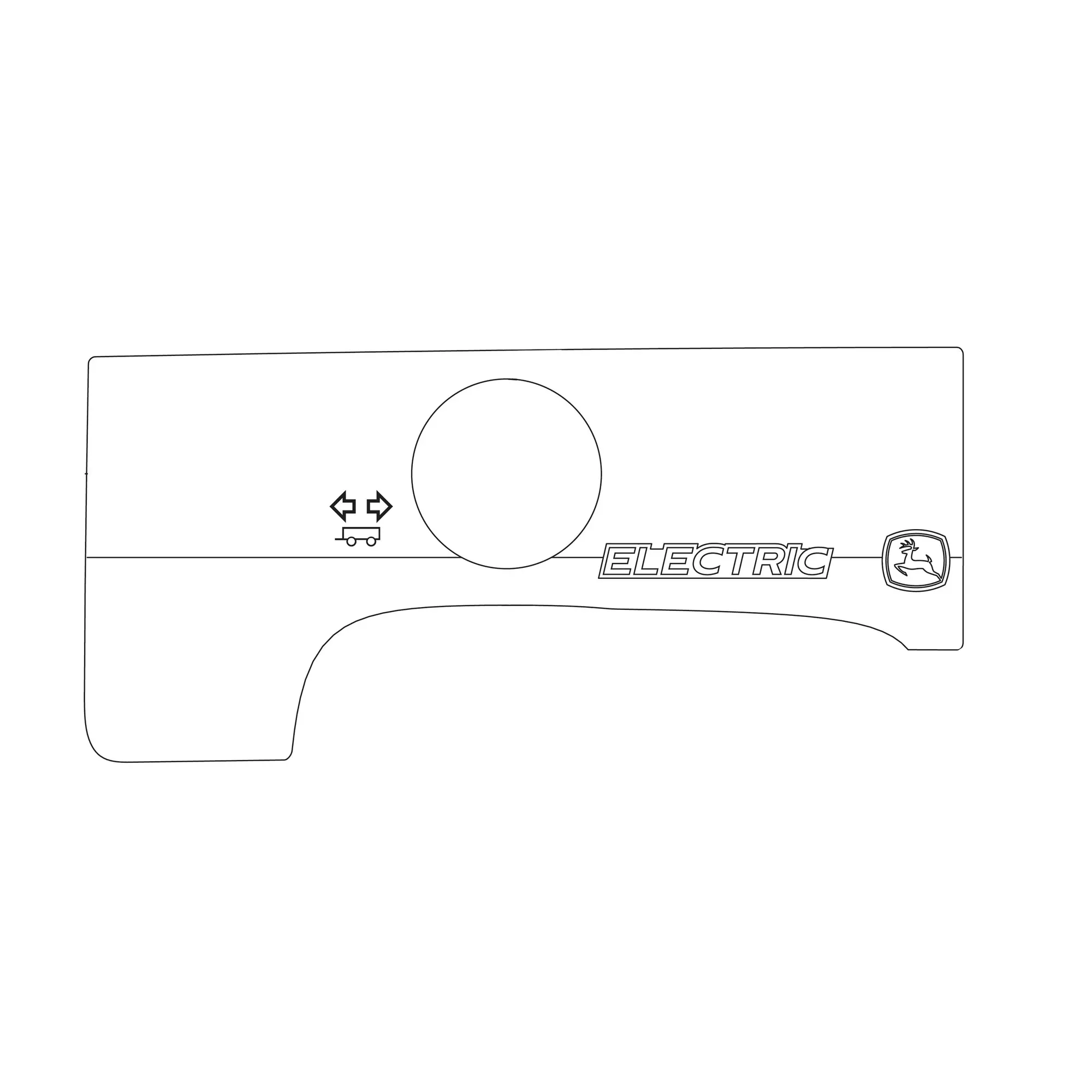 John Deere Monitor Label - M153952