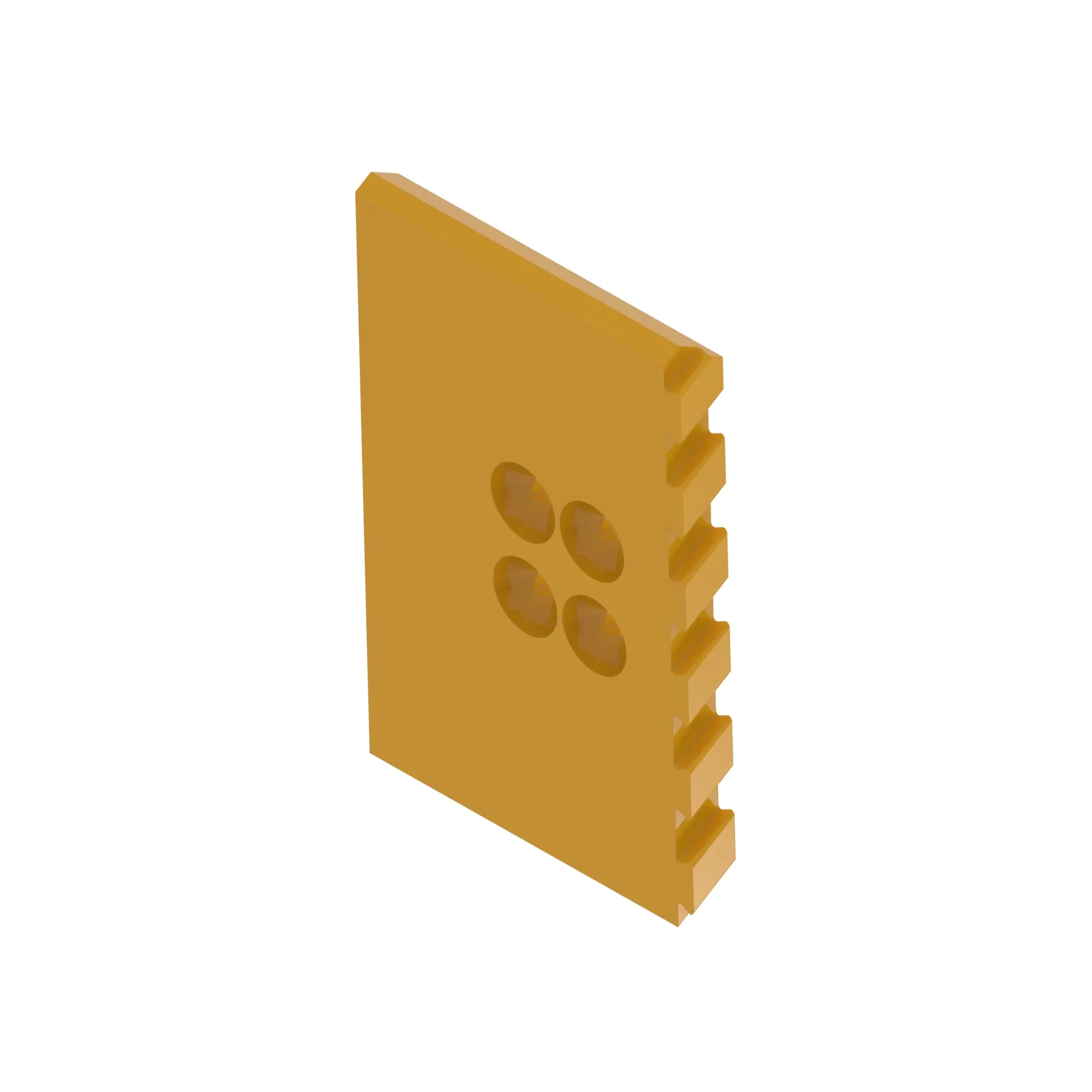 INTERLOCKING CUTTING EDGE RH END SEGMENT