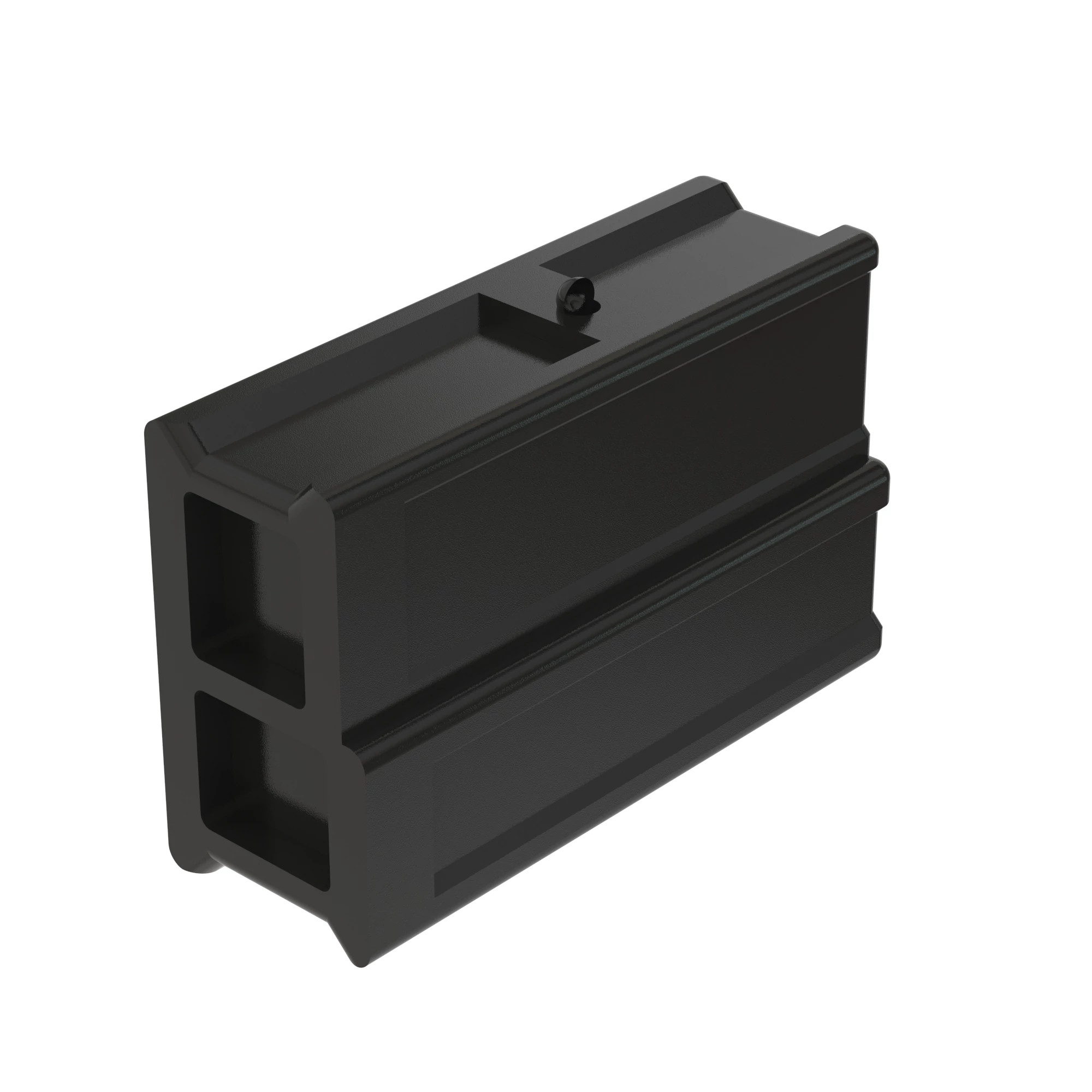 CONN TYCO FASTON 2W M NTRL PLSTC