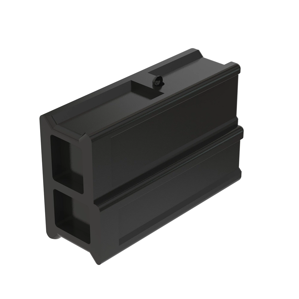 Conn Tyco Faston 2W M Ntrl Plstc