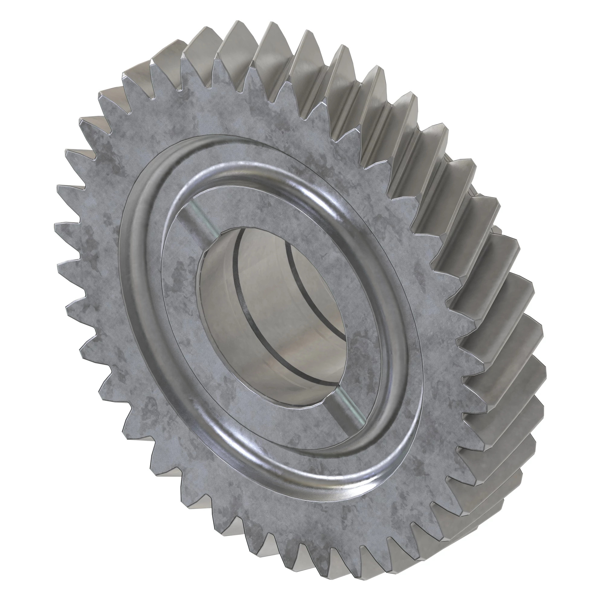 John Deere Differential Driveshaft Helical Gear, Left Side (3rd Stage, 38 Teeth) - SU41216
