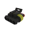 John Deere Black Internal Electrical Connector, 4 Cavities - 57M7933