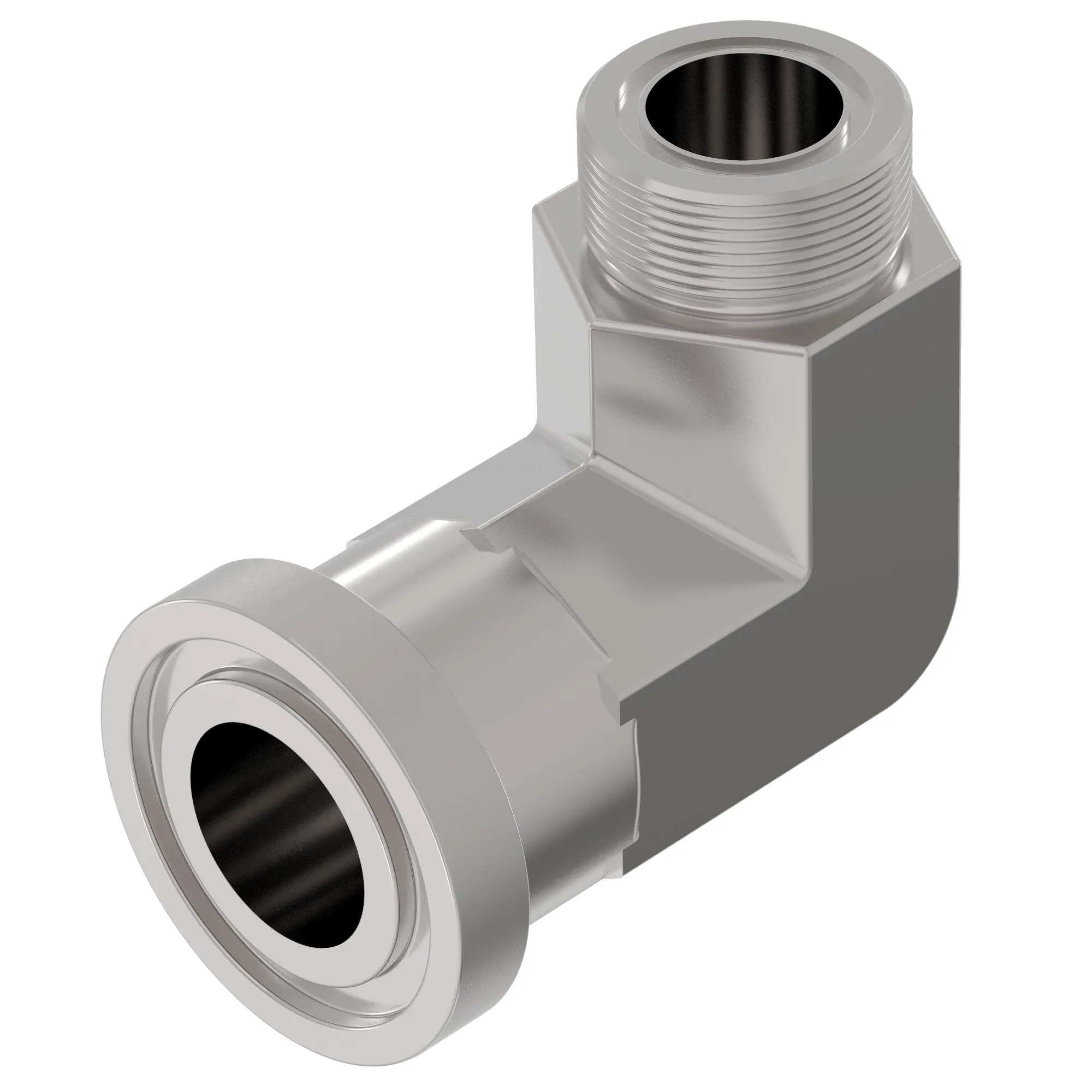 John Deere 90 Deg Adapter Fitting, Code 62 Adapter - T400530