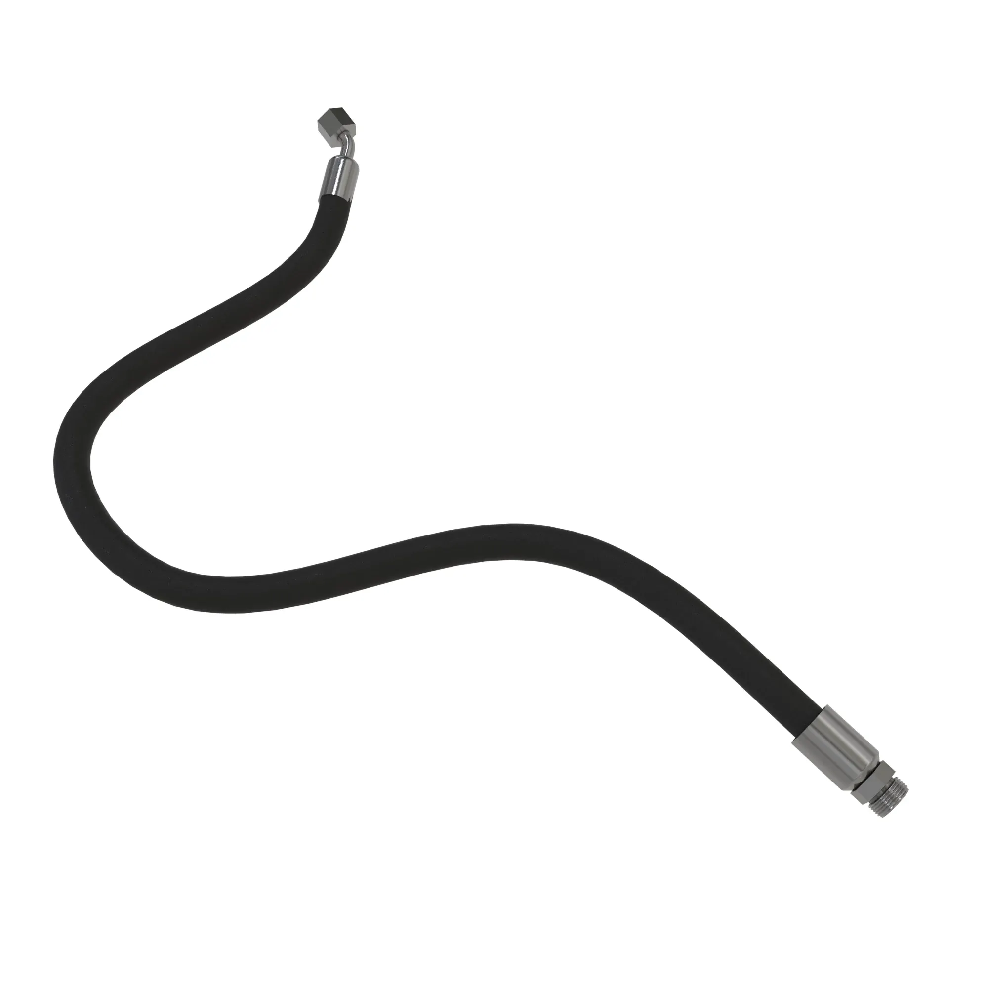 John Deere Loader Coupler Cylinder Hydraulic Hose - AT309747