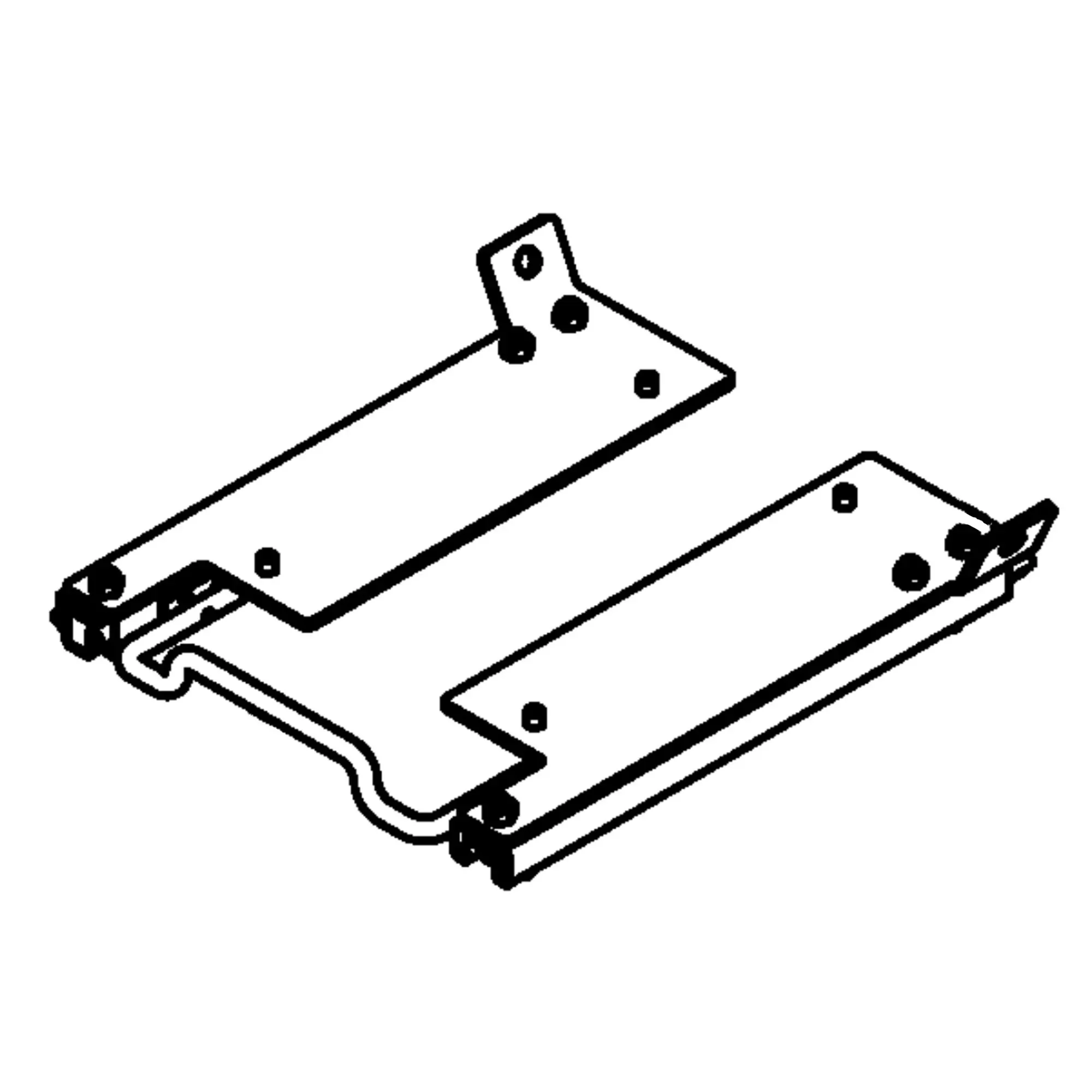 John Deere Mechanical Suspension Seat Slide Track Kit - AT437916