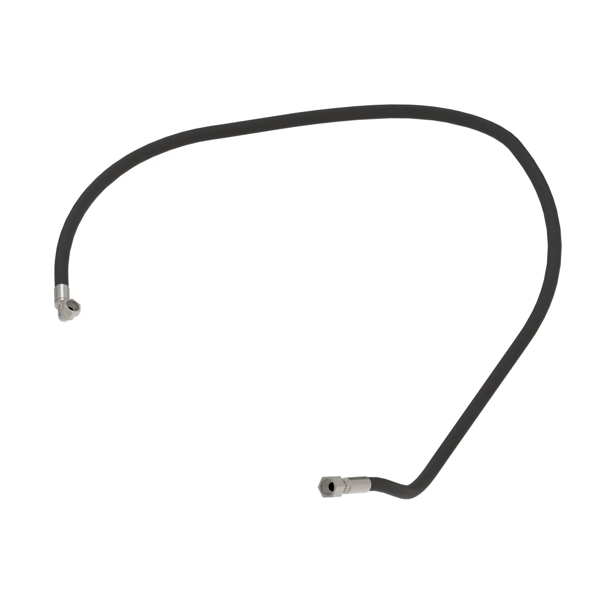 John Deere Feed Roller Motor Hydraulic Hose - AXT24234