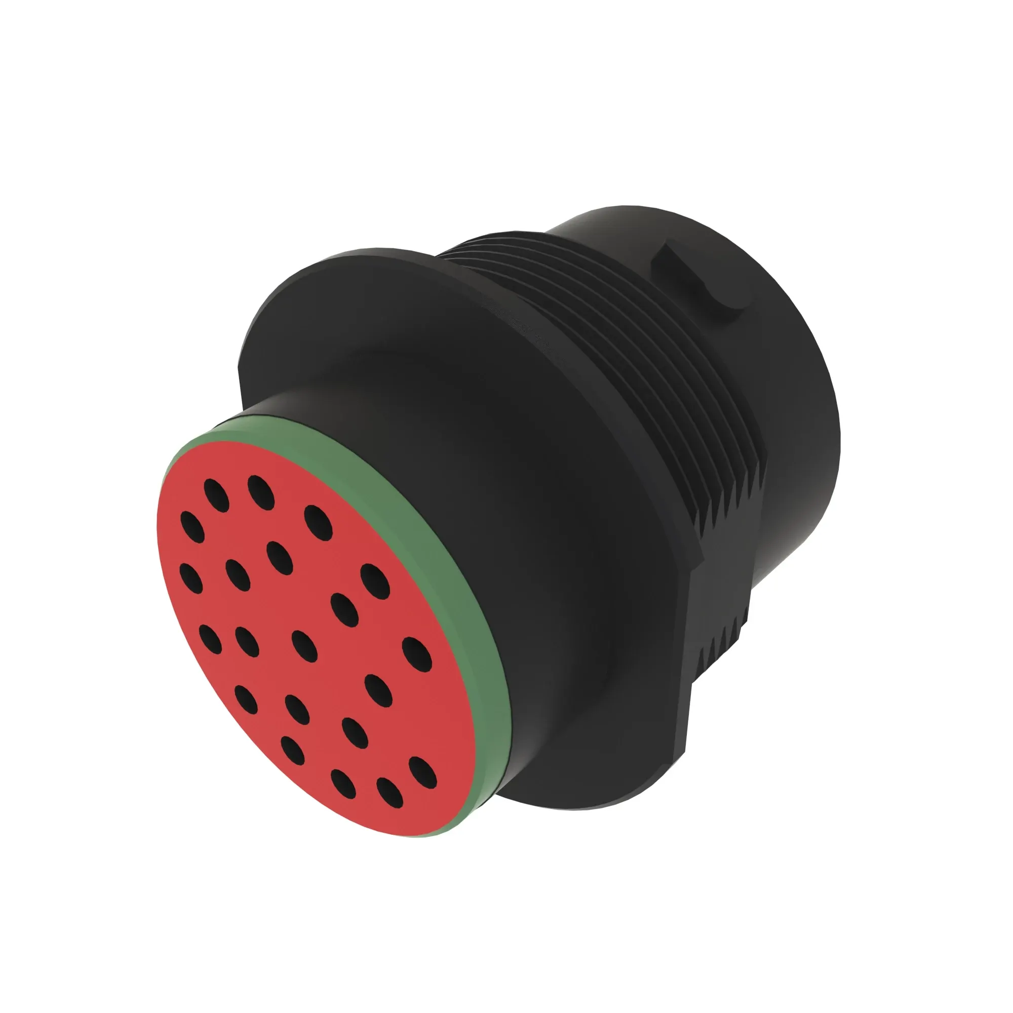 CONN DEUTSCH HDP20 21W FS BLK PLSTC