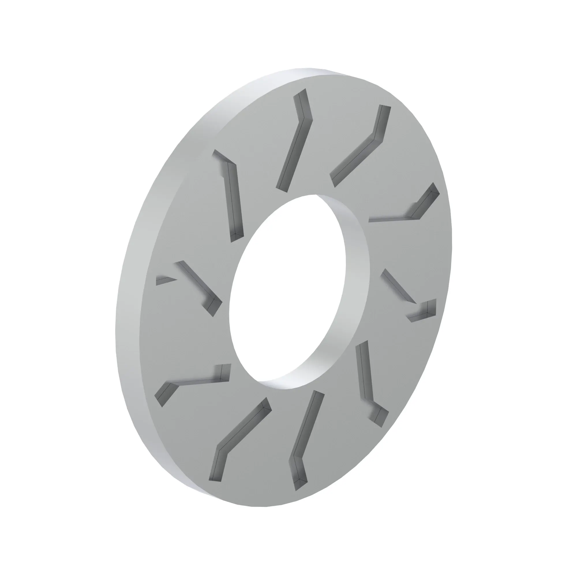 John Deere Ribbed Tooth and Serrated Lock Steel Washer - LCA84221