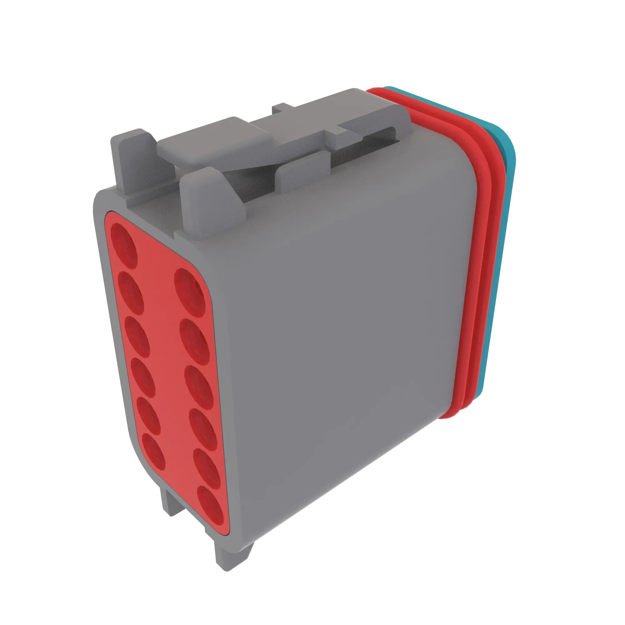 CONN DEUTSCH DT 12W MS GRY PLSTC