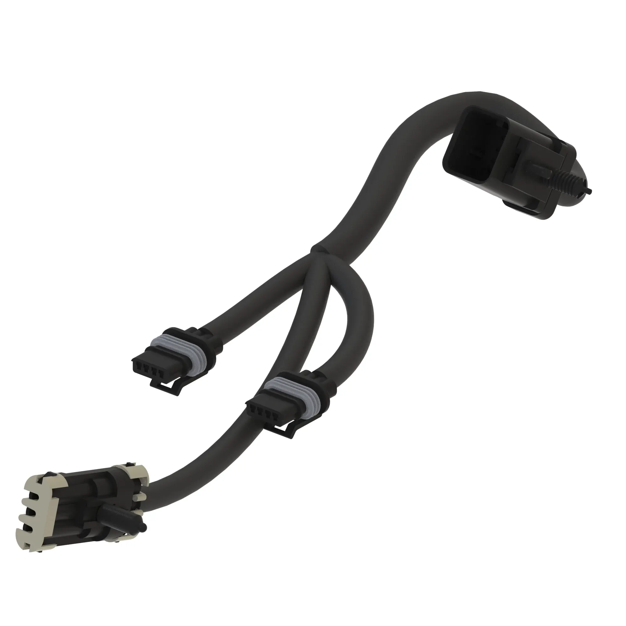 John Deere Front Hitch with Front PTO Wiring Harness - TA28439
