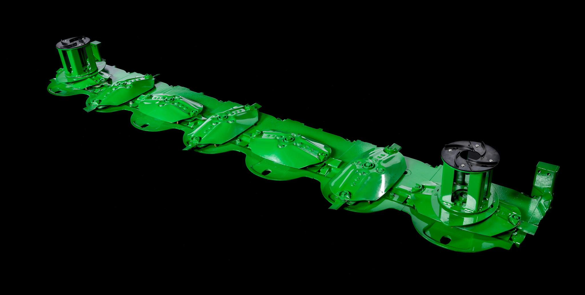 Studio front-left view of a C300 pull-type mower conditioner cutterbar