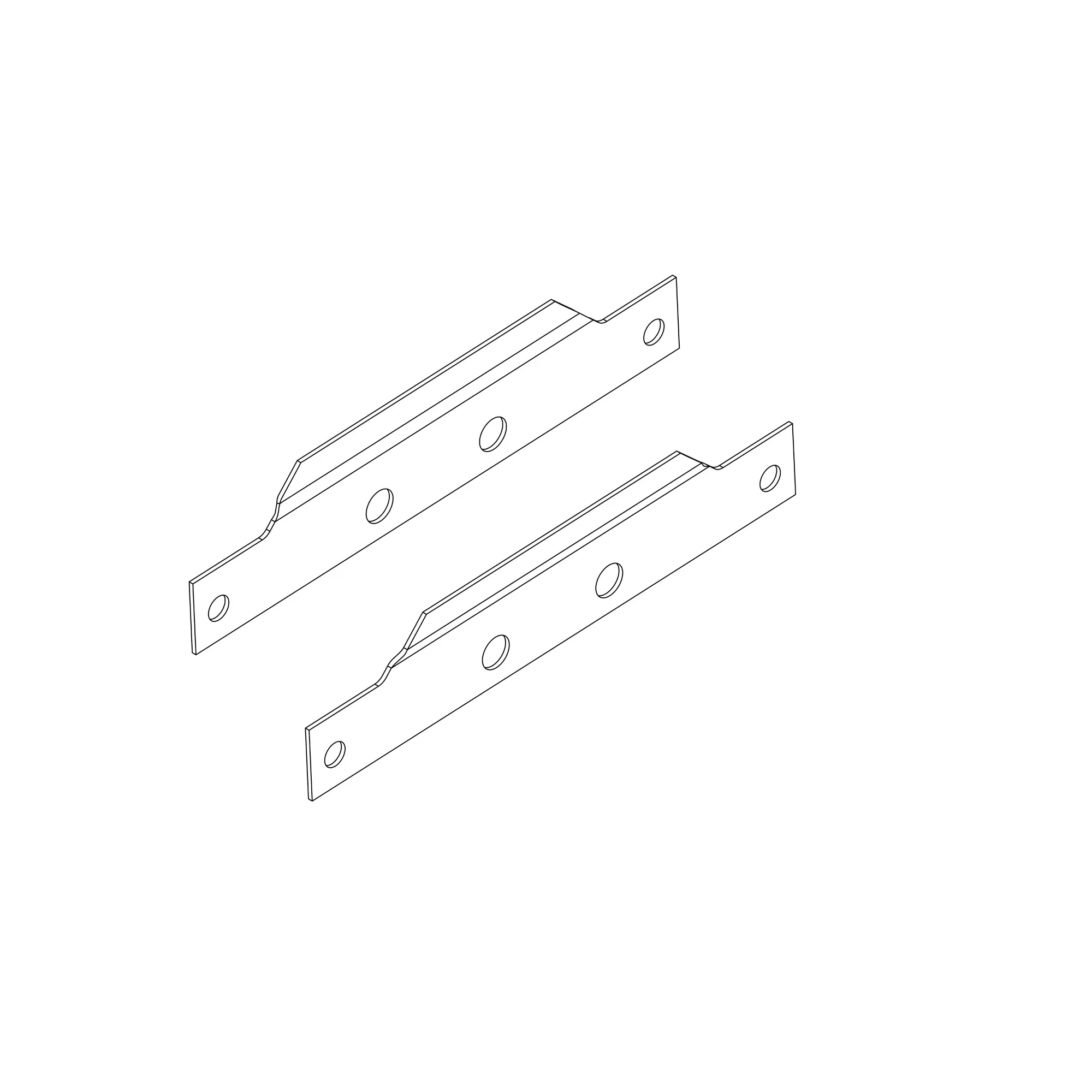 John Deere Chaffer Frame Reinforcement Kit - KXE10632