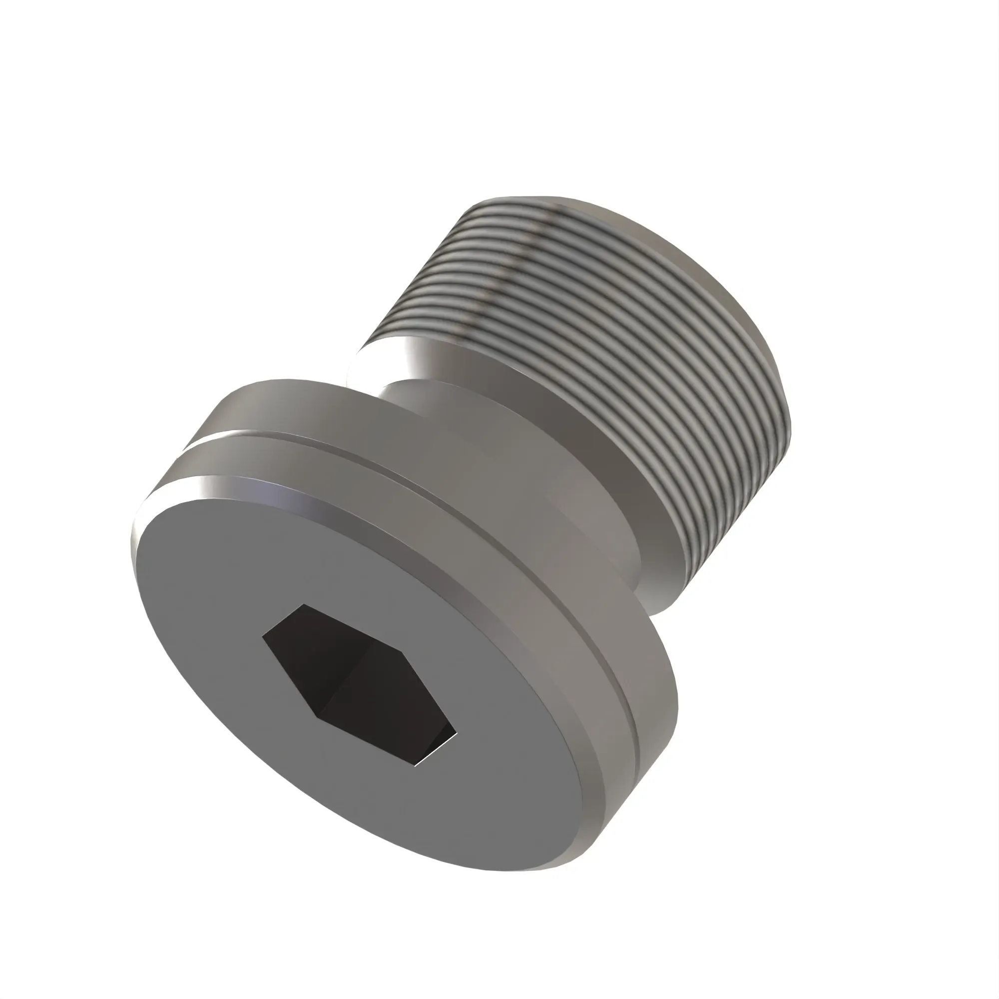 John Deere Recessed Hexagonal Drive Straight Thread Plug - 64M1020
