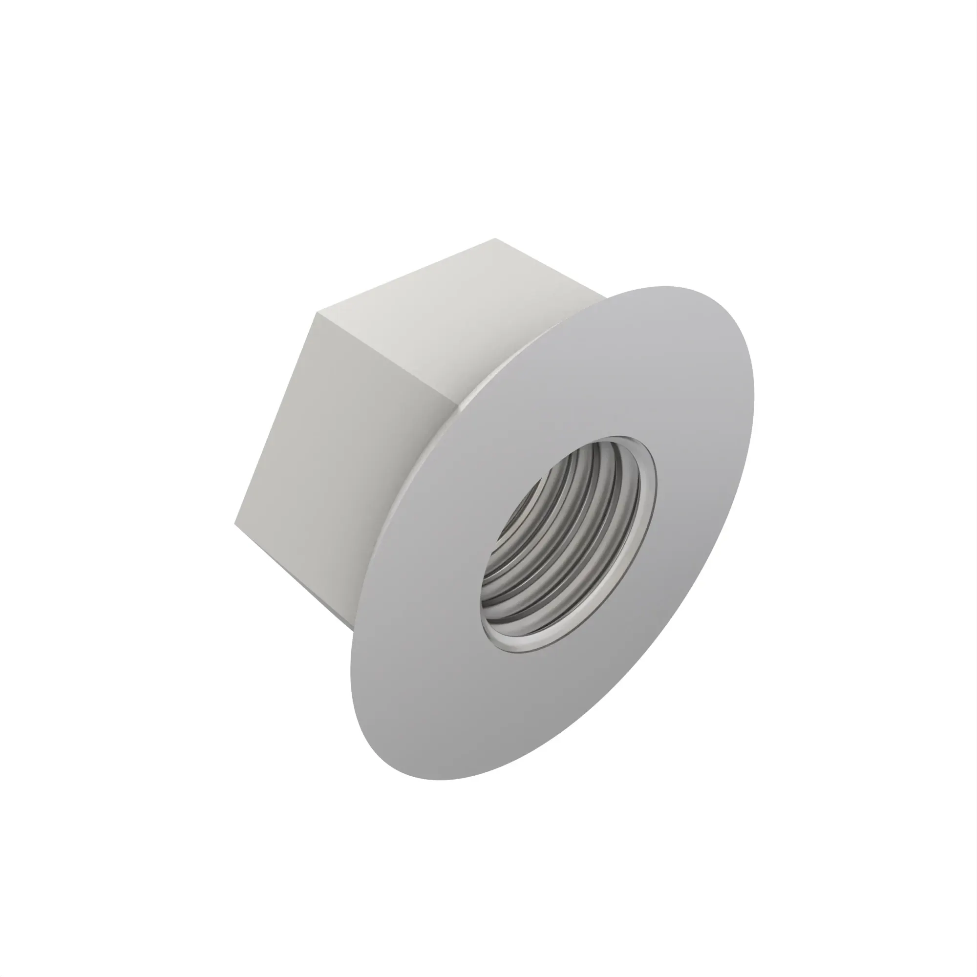 N208007: Hexagonal Flange Prevailing Torque Nut, M8