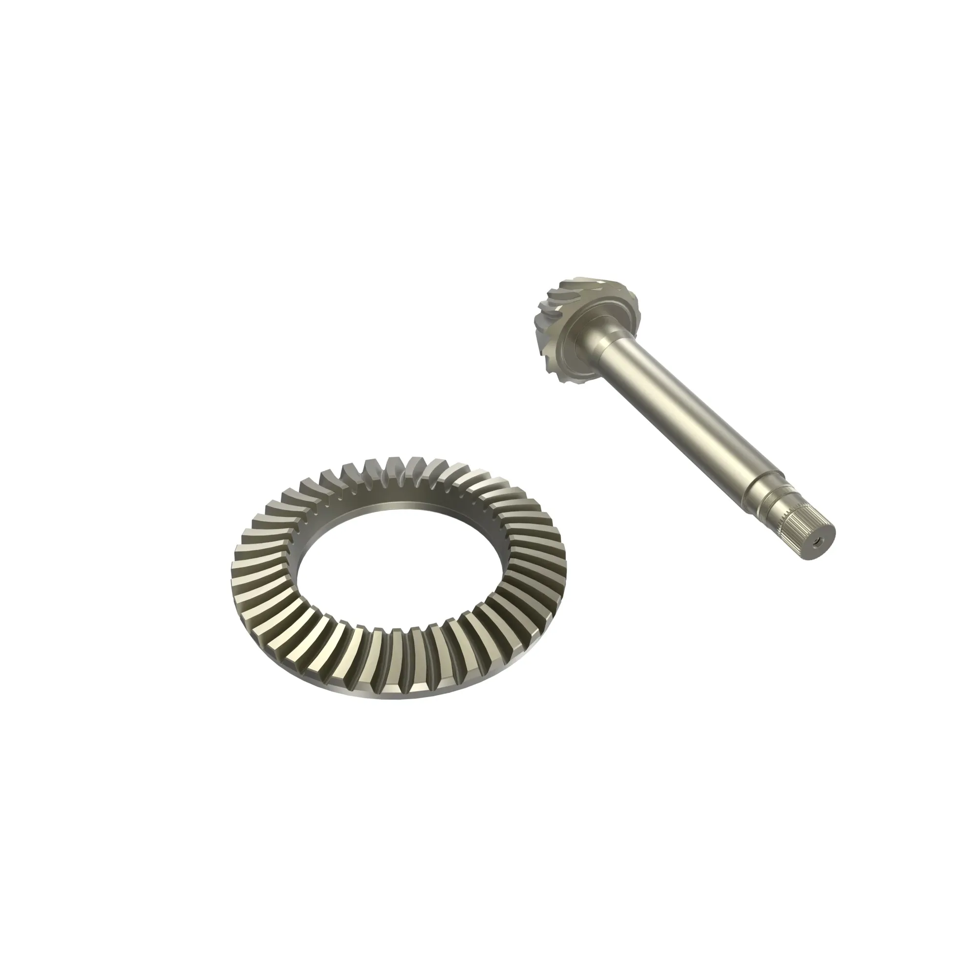 John Deere Differential Spiral Bevel Gear with Shaft - RE45306