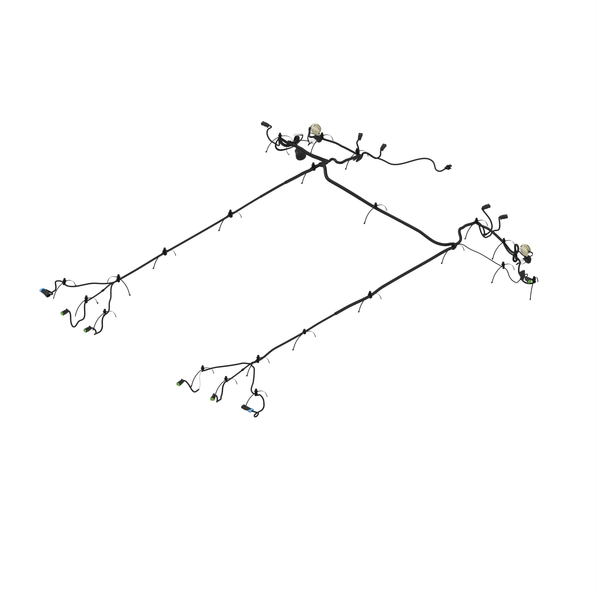 John Deere Deluxe Lighting Roof Harness - AT440705