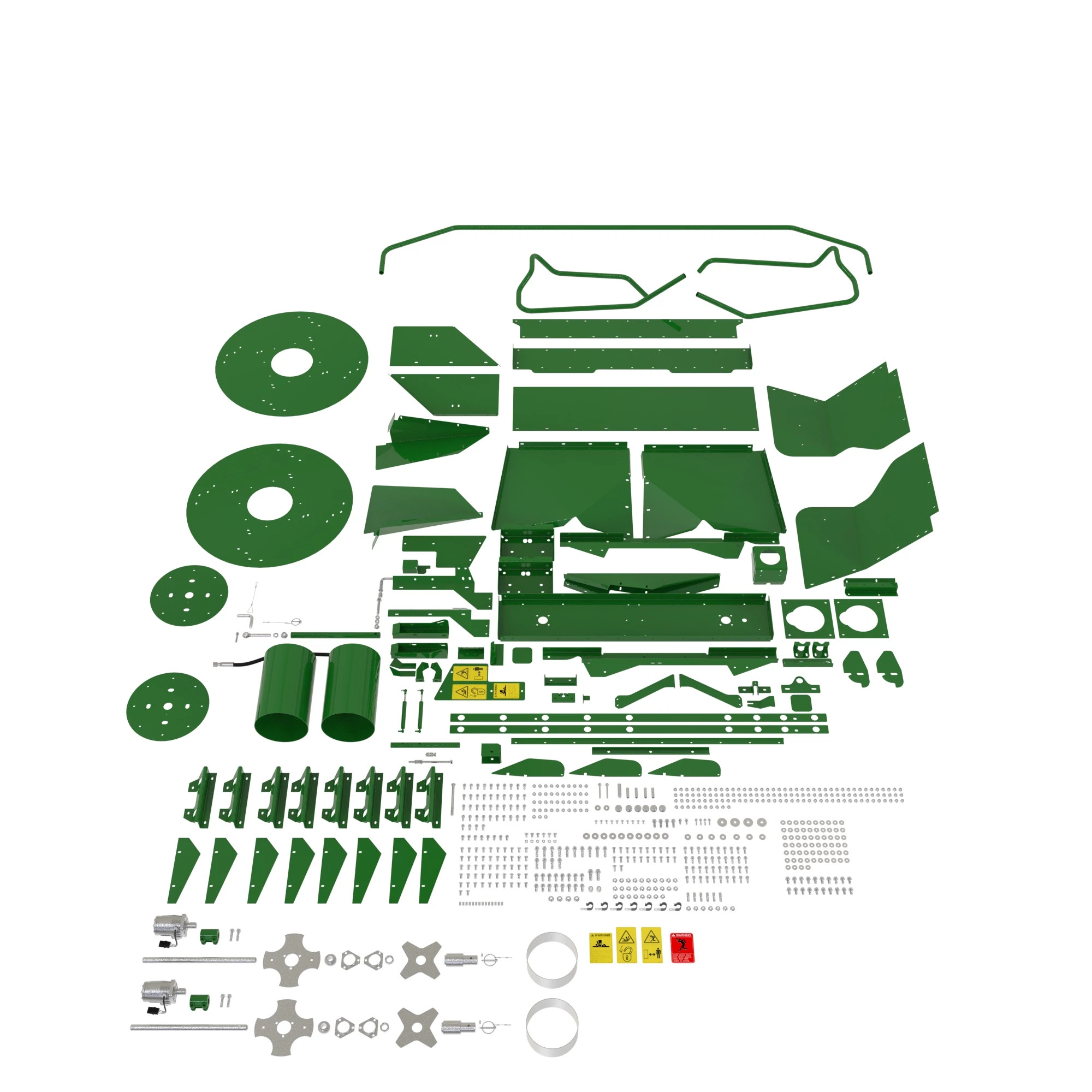 Flex Residue Straw Spreader Attachment for Combine