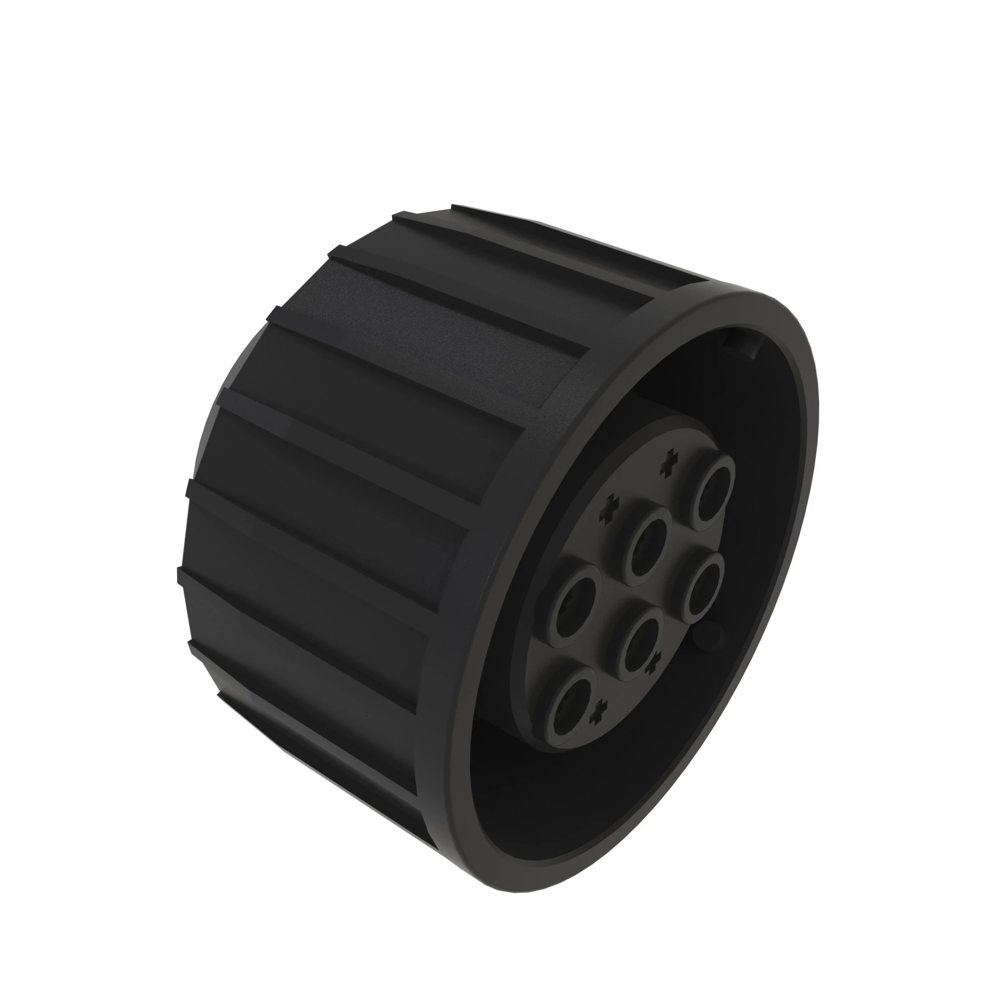 CONN TYCO 10W M BLK PLSTC