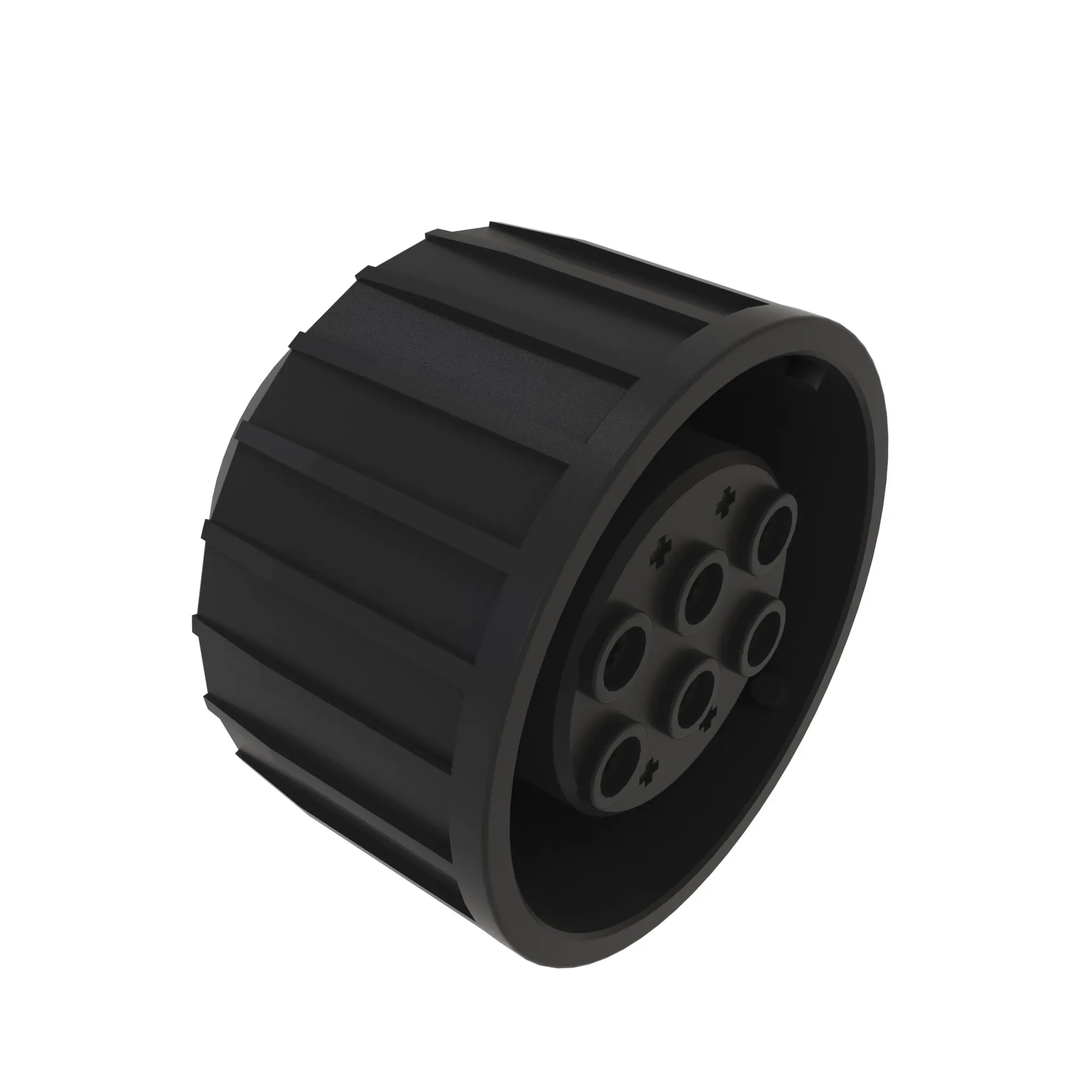 CONN TYCO 10W M BLK PLSTC