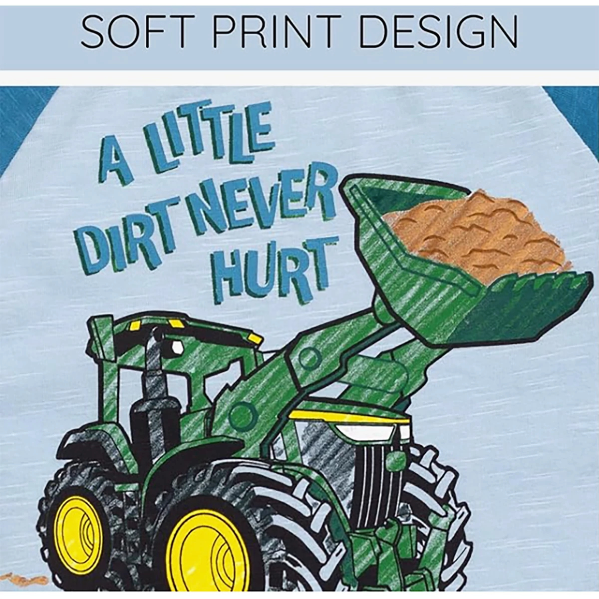 A Little Dirt Never Hurt Raglan T-Shirt