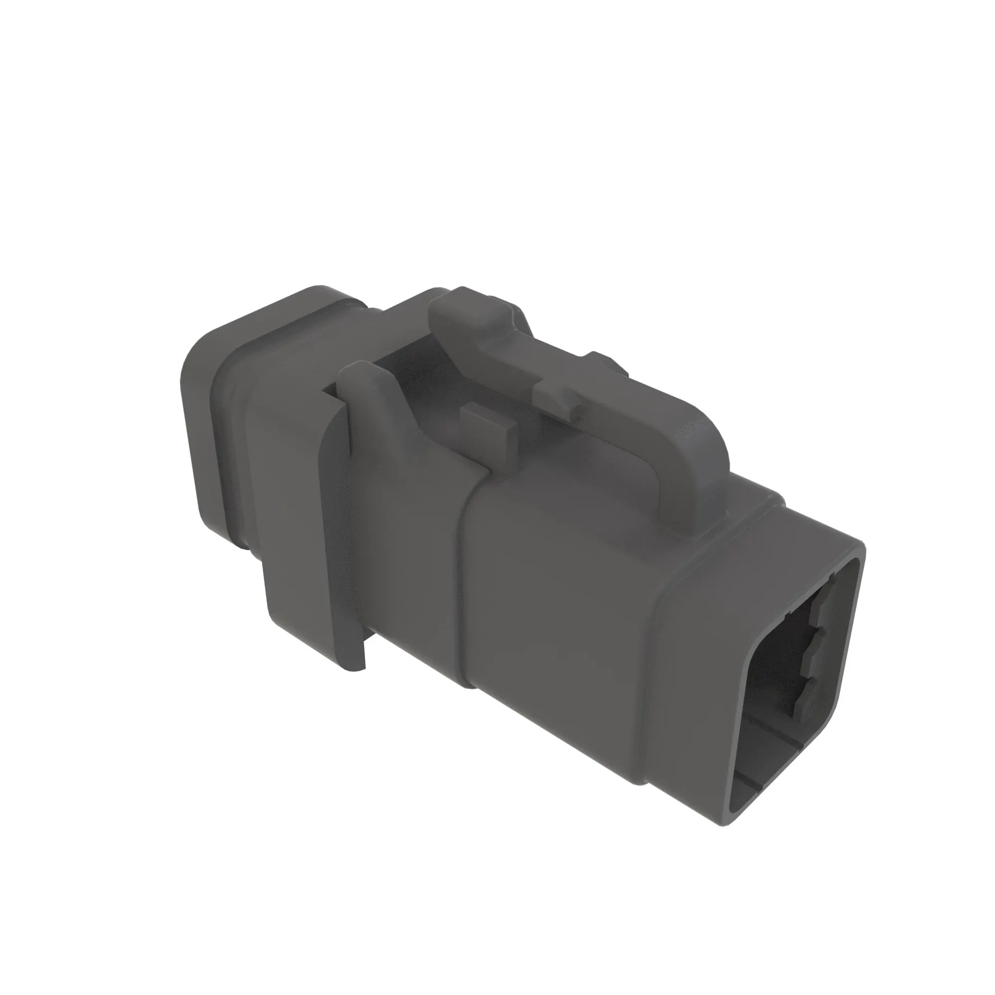 CONN DEUTSCH DTM 6W MS GRY PLSTC