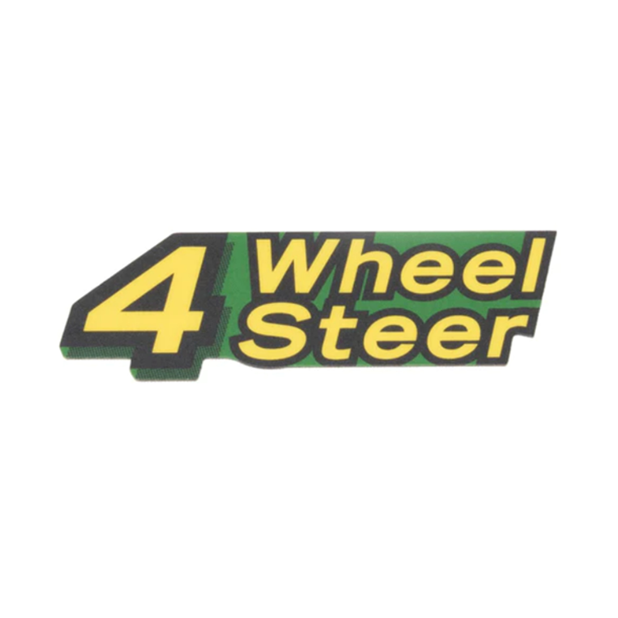 LETTERS, LABEL,FOUR WHEEL STEER