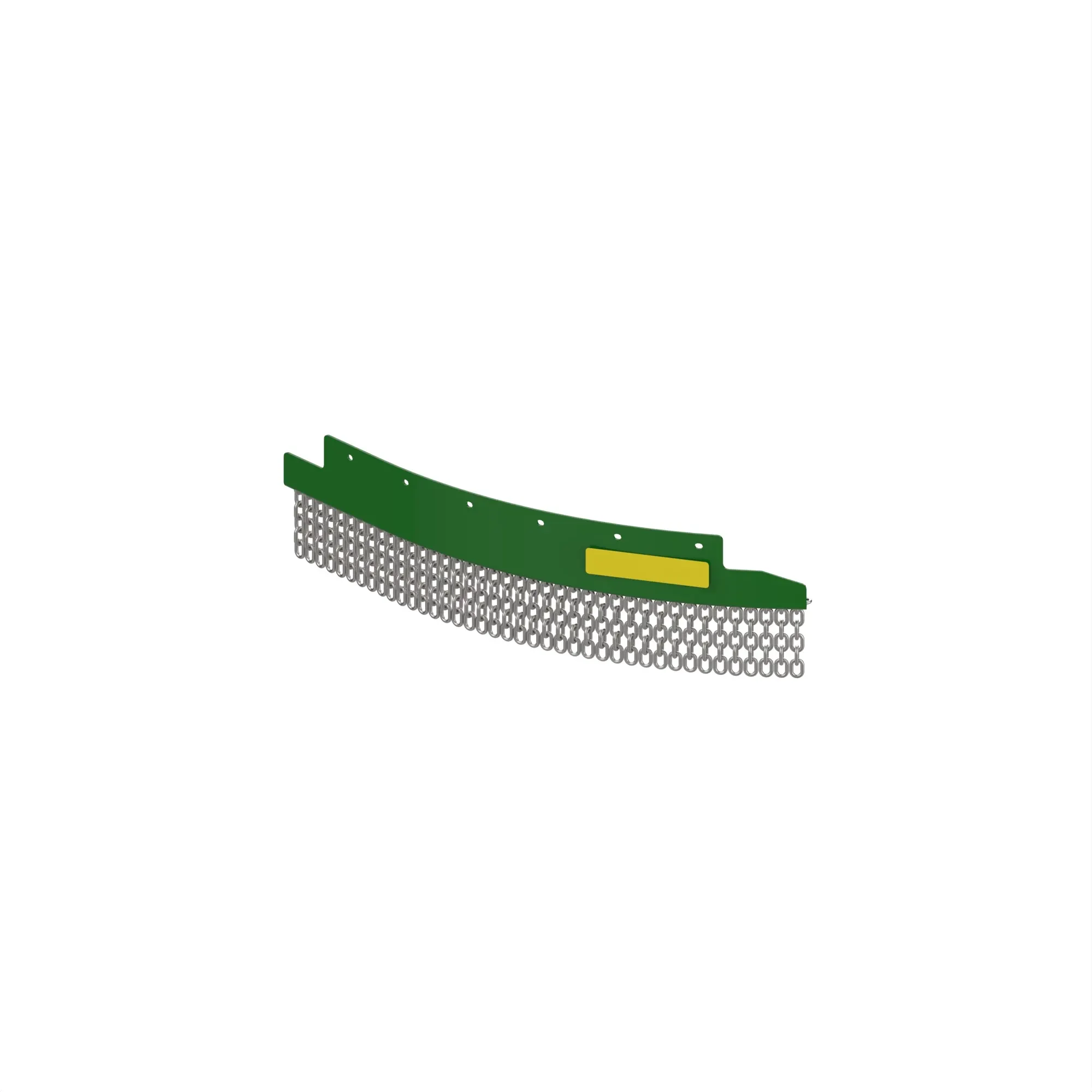 Chain shield, 15ft LH wing front rolled