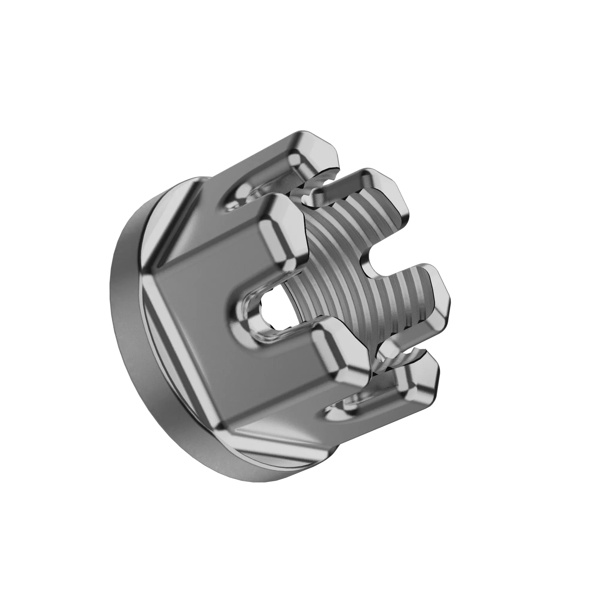 John Deere Hexagonal Slotted Nut, 1-1/4" - B32686
