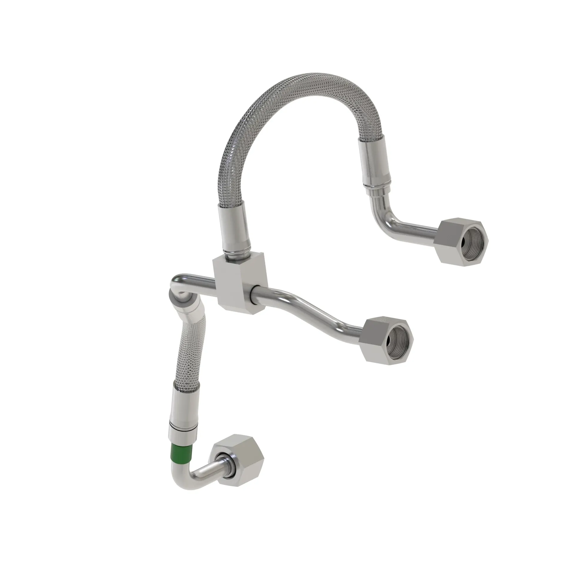 John Deere Exhaust Throttle Coolant Supply Line - DZ122540