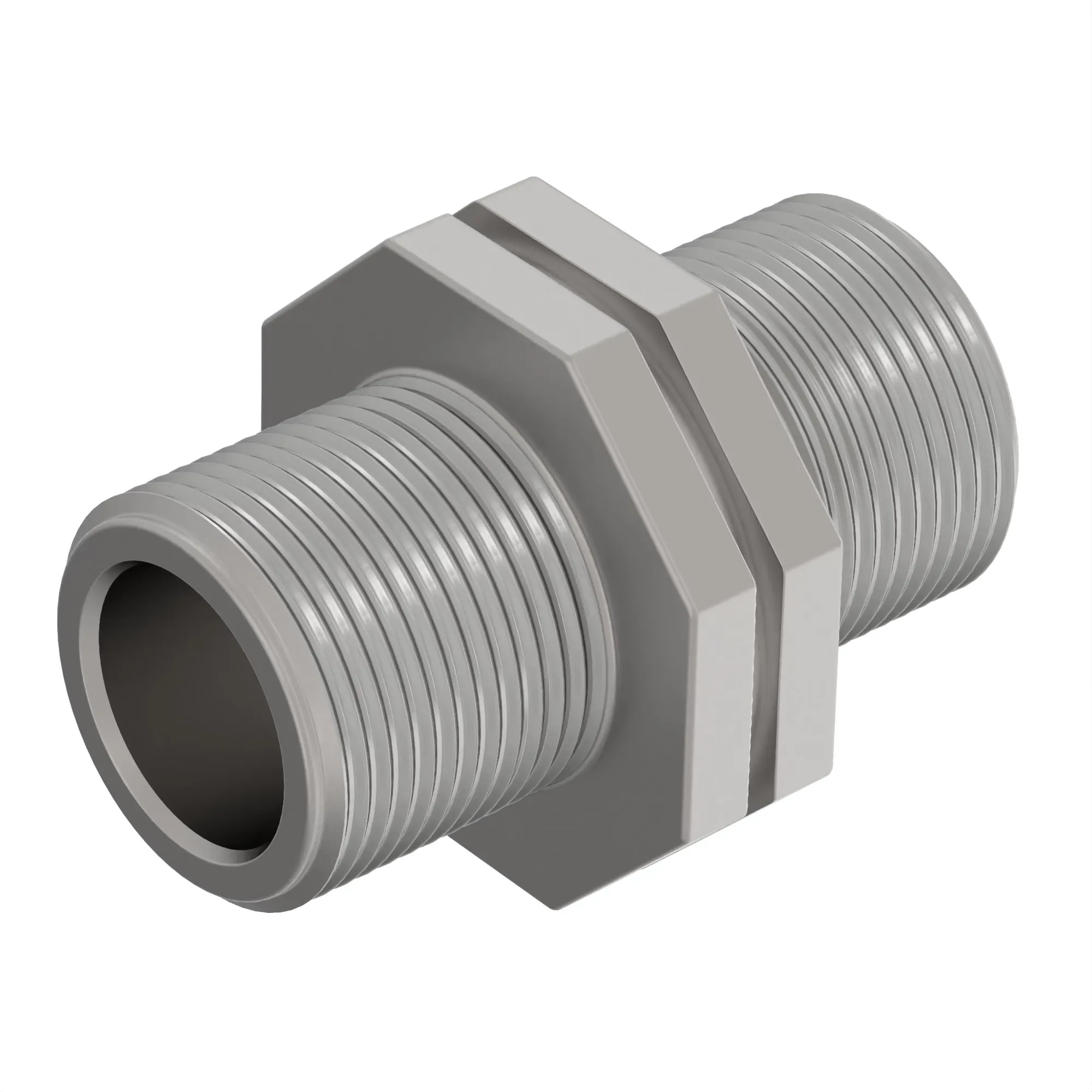 THREADED NIPPLE, DOUBLE 3/4'' PL.