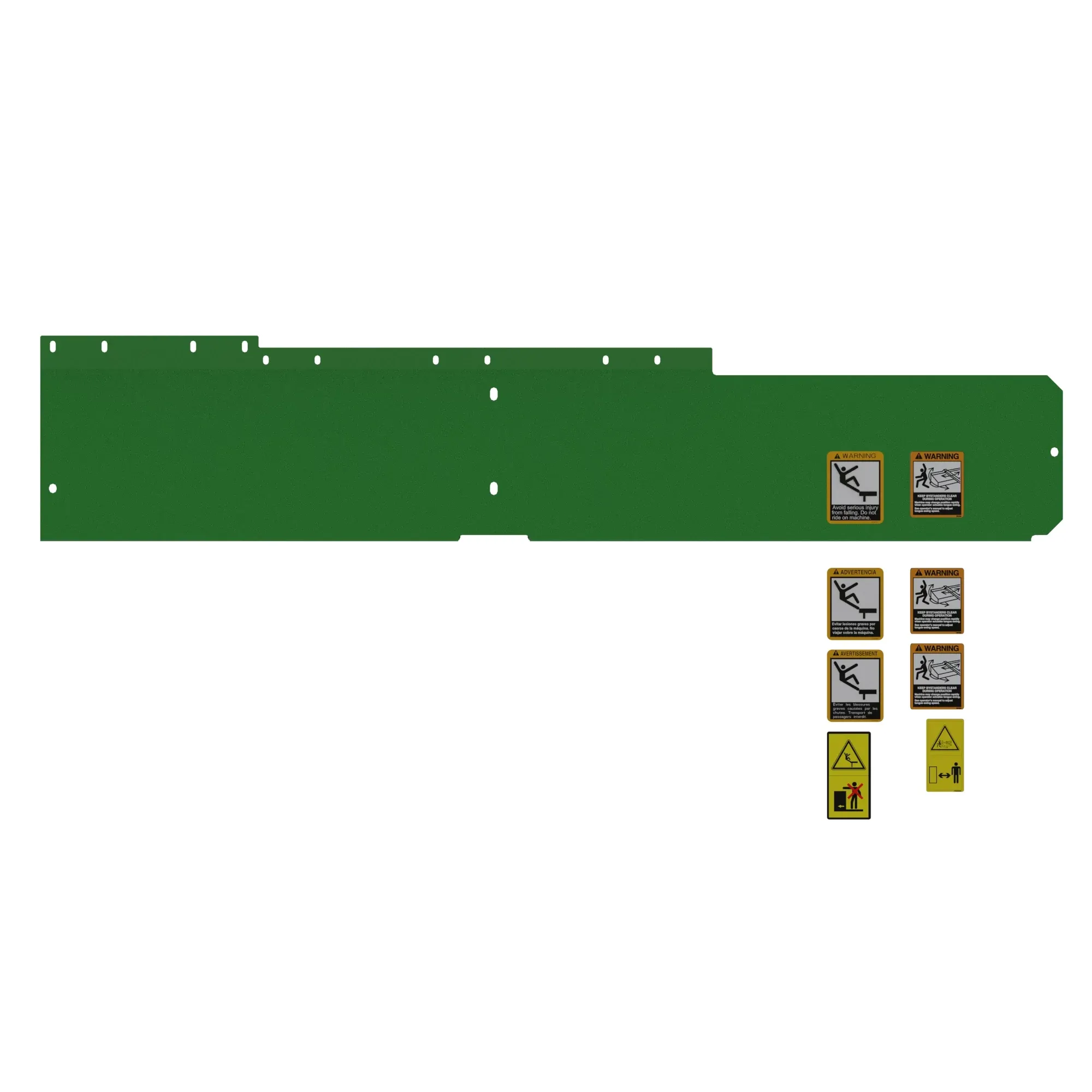 GUARD,530 LH SHIELD (W/DECALS)