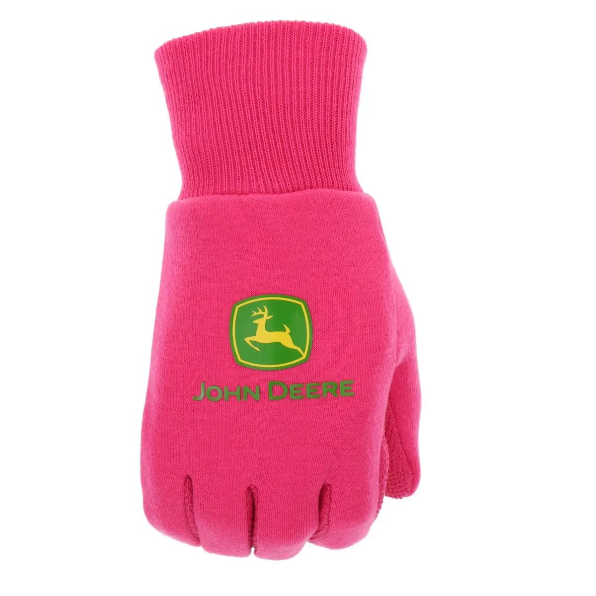 Light Duty Cotton Gloves with Grip - Pink