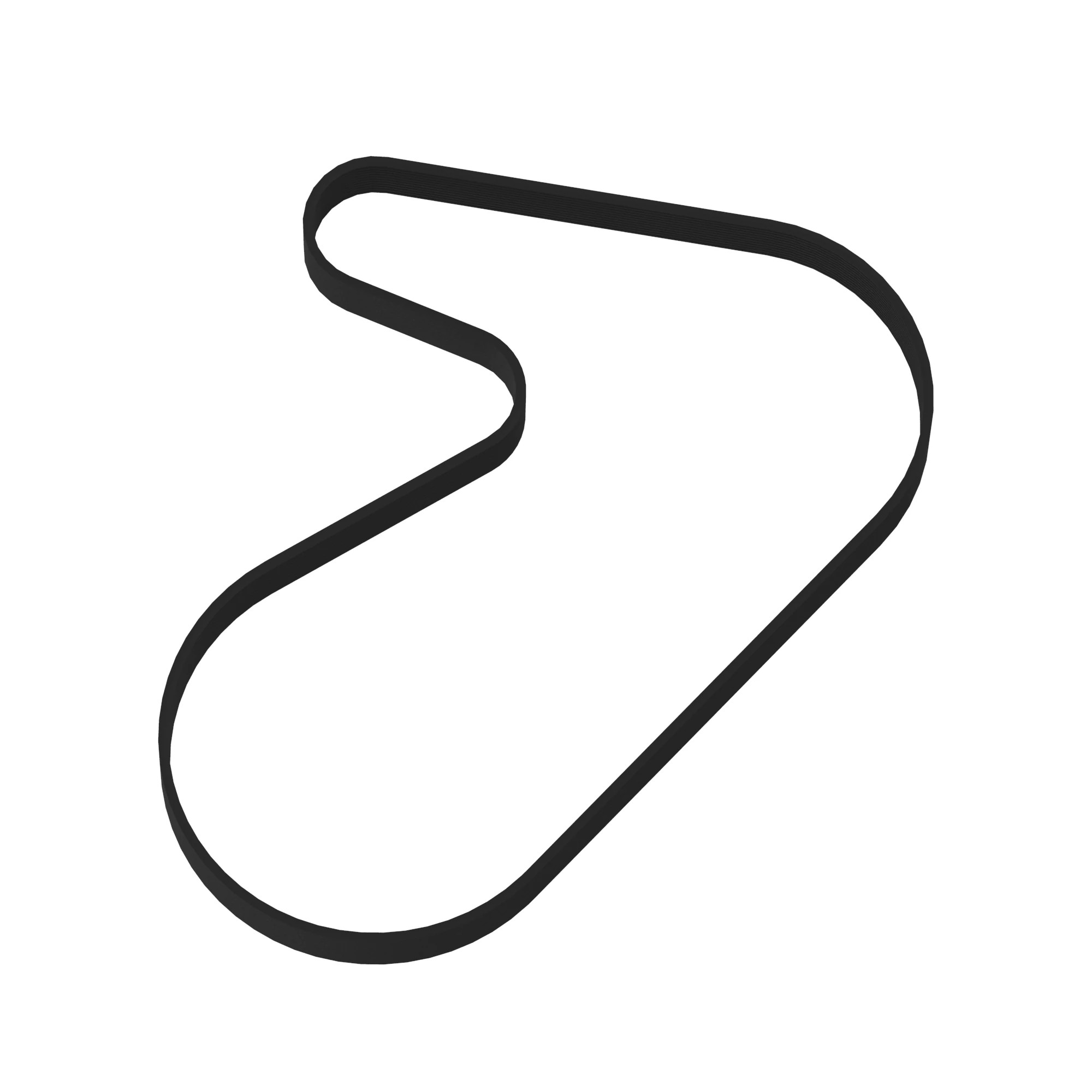 John Deere PK Section Engine Fan Drive V-Belt, Effective Length 1530 mm (60.2 inch) - R131083