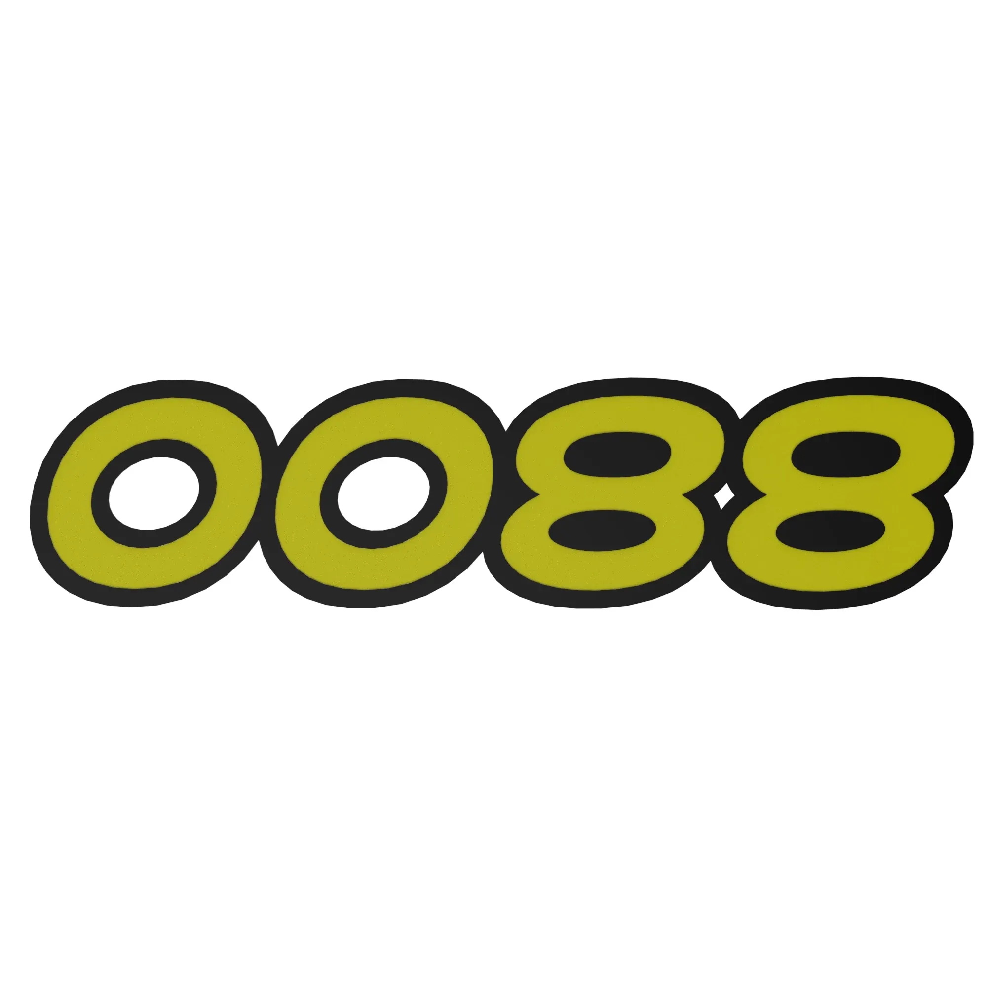 John Deere 8800 Model Label, Right Side - HXE77691
