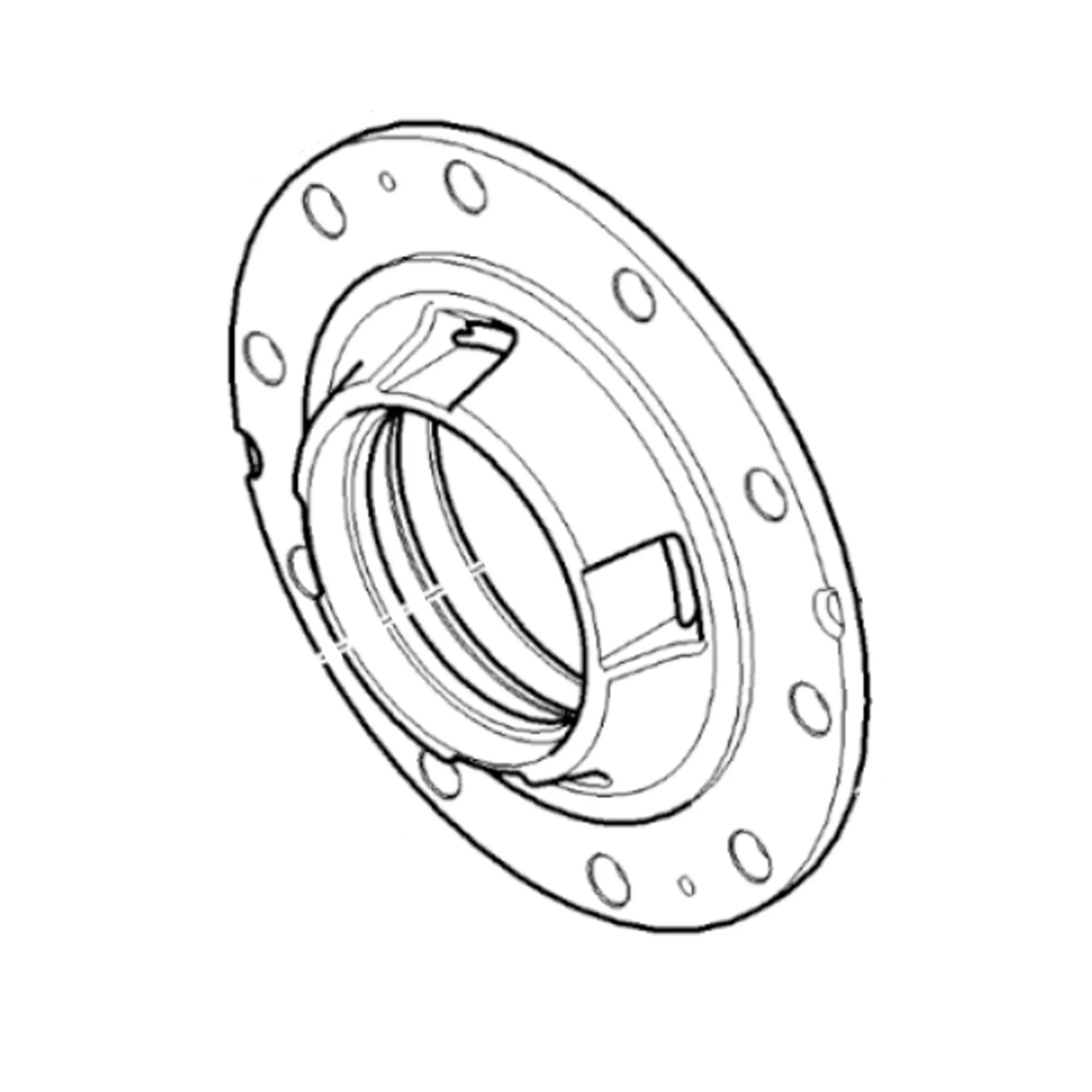 John Deere Knuckle Housing MFWD Hub - L157622