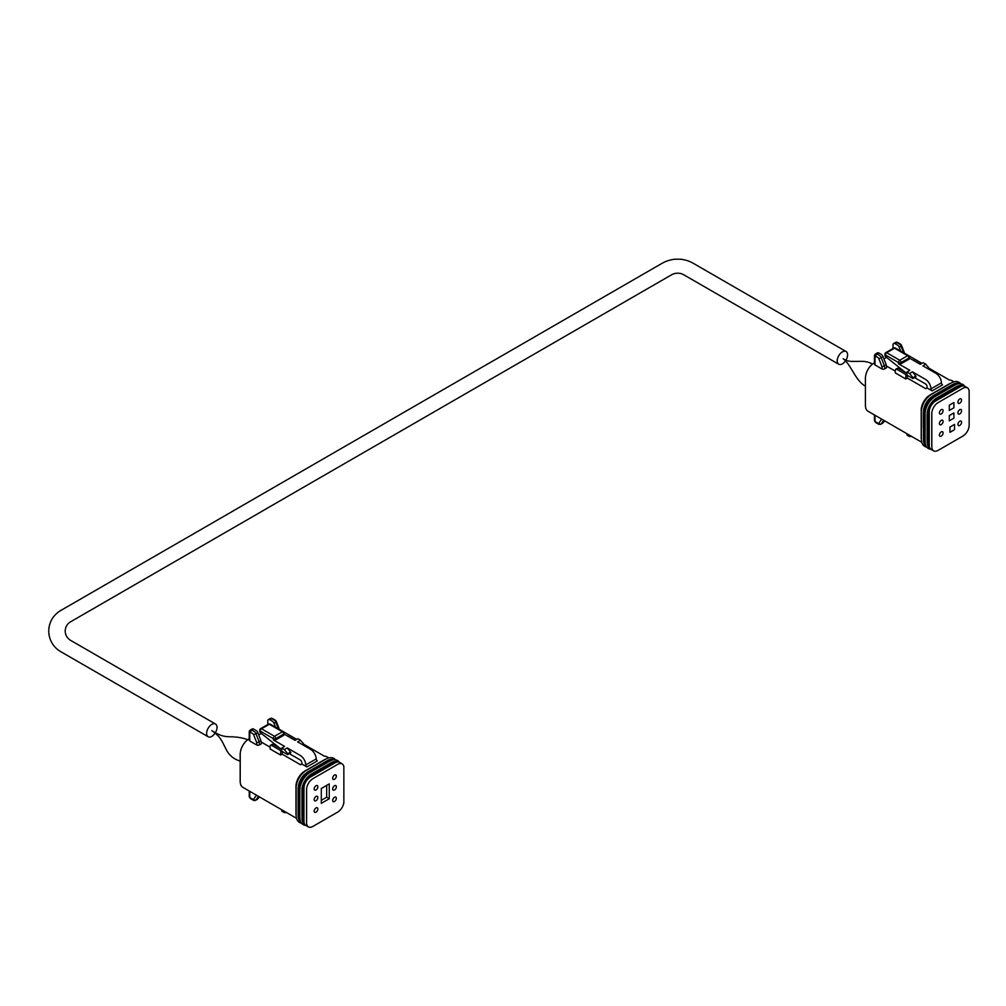 John Deere Seed Clutch Extension Wiring Harness - AA70587