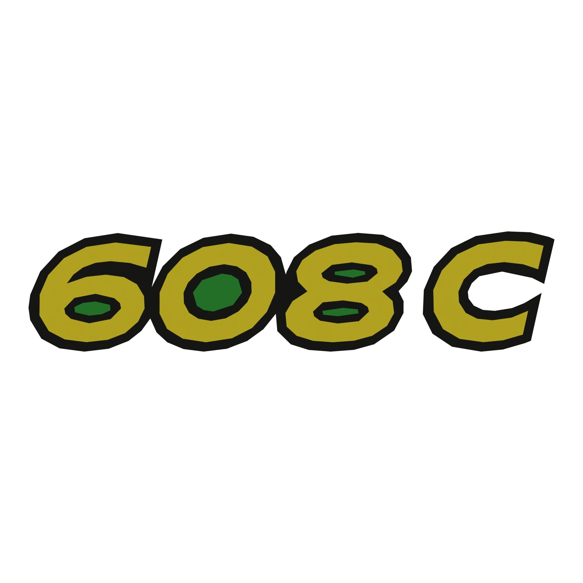 LABEL, MODEL 608C PLATFORM, CORN HD