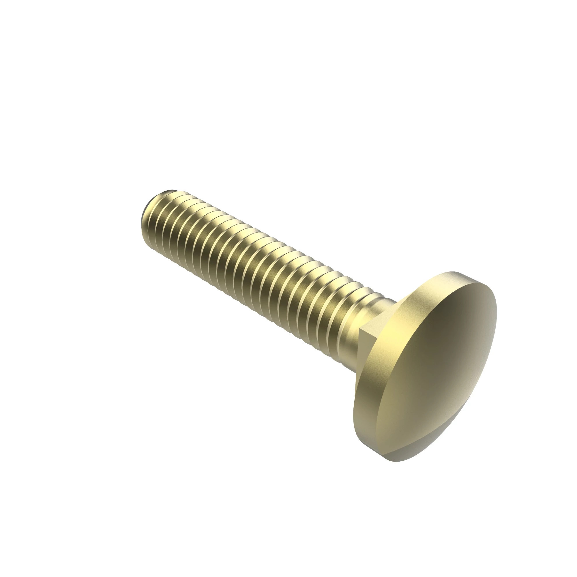 John Deere Round Head Square Neck Bolt, M6 X 40 - 03M7294