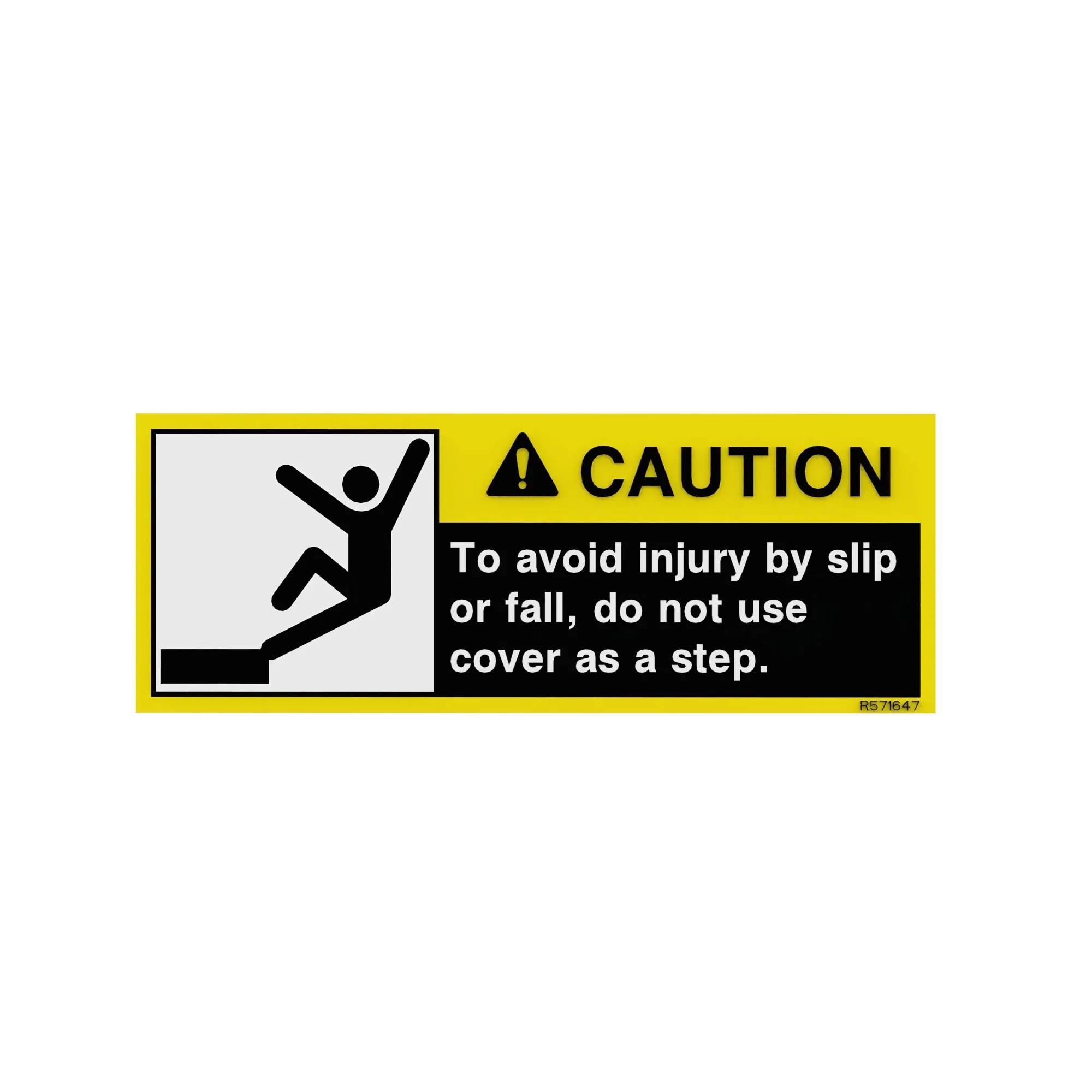 John Deere No Step Label - R571647