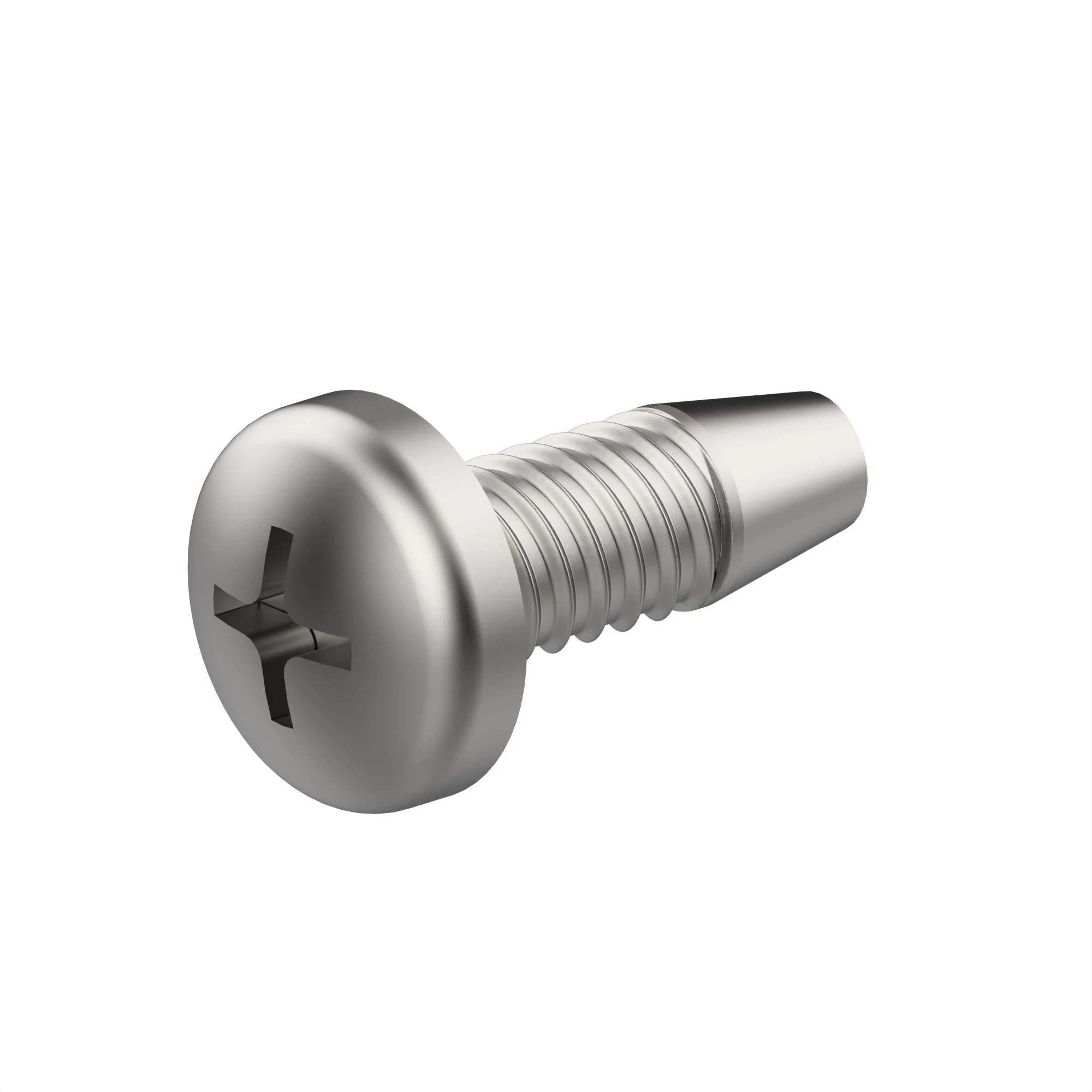 John Deere Self-Tapping Thread Cross Pan Head Screw, 0.138" X 3/8" - 37M7100