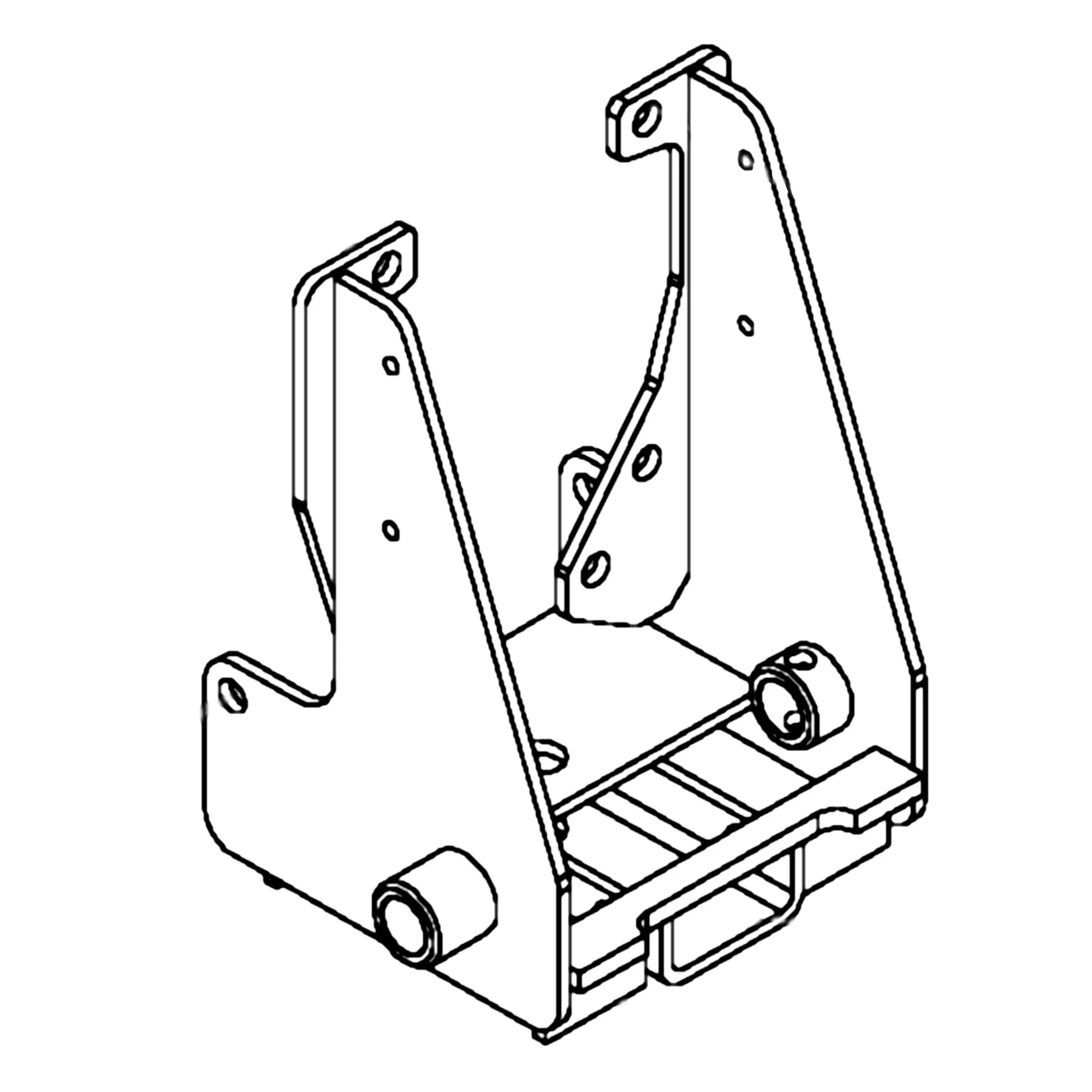 John Deere Drawbar Hitch Plate - LVA803067