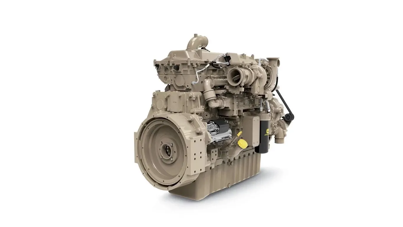 John Deere JD14P Engine - Rear Right View