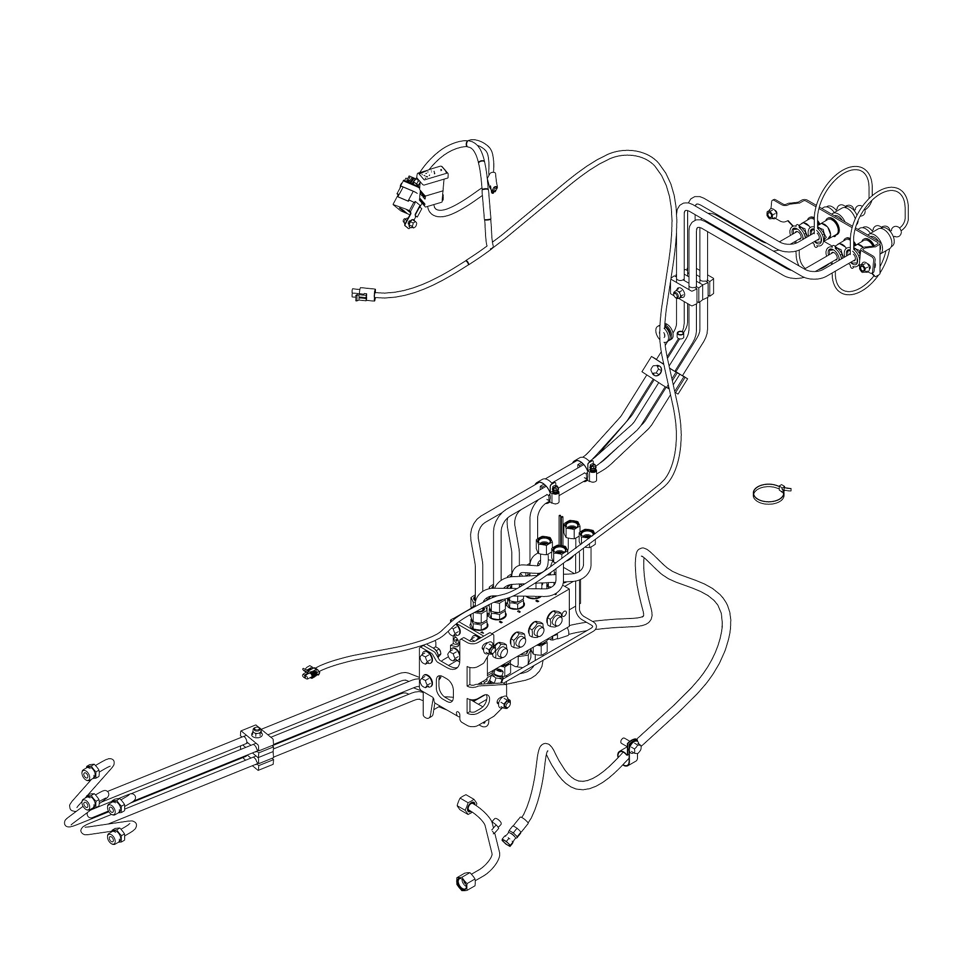 John Deere Cab Flow Divider Kit - LVB24855