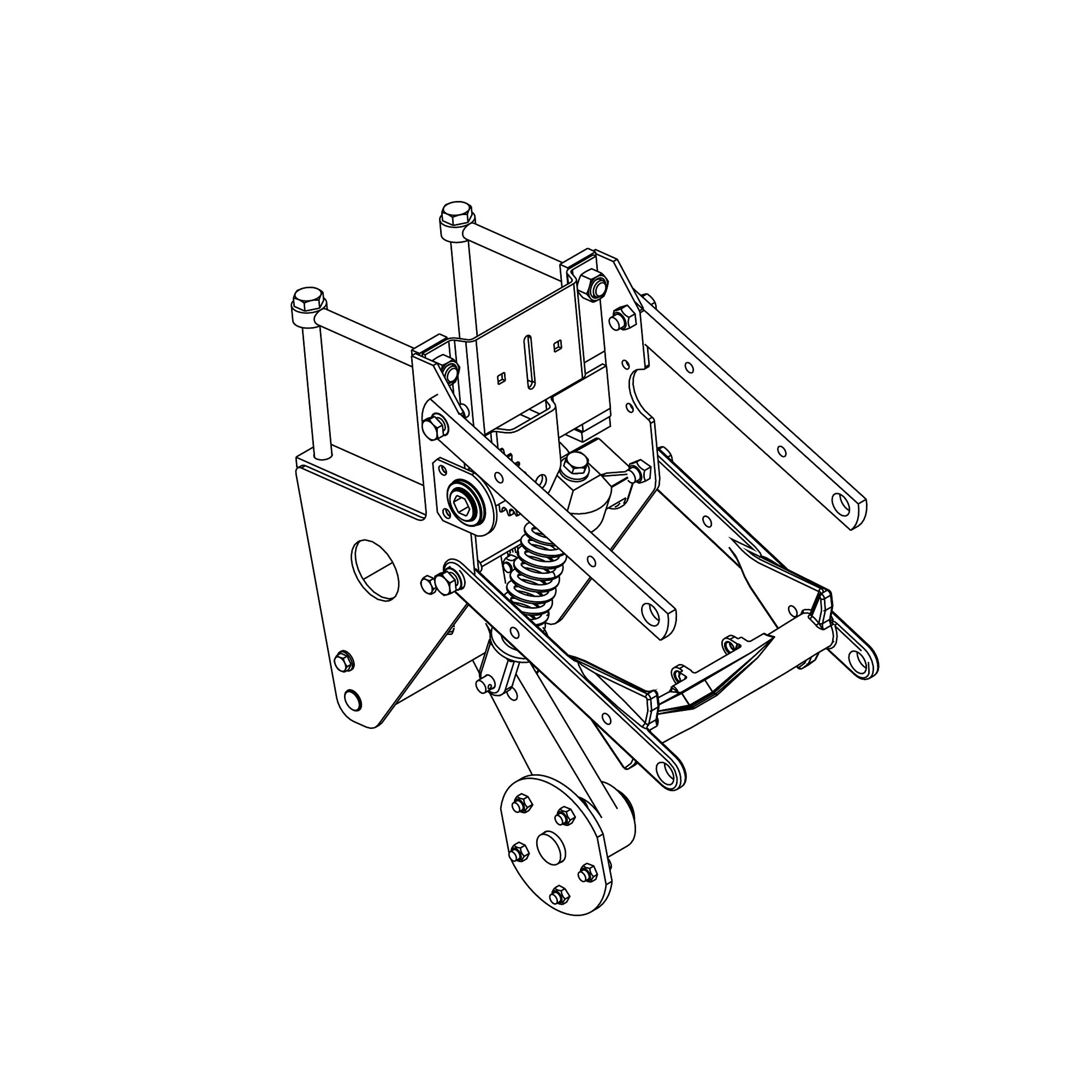 John Deere Frame Mounted Colter with Regular Parallel Arm Attachment - BA27607
