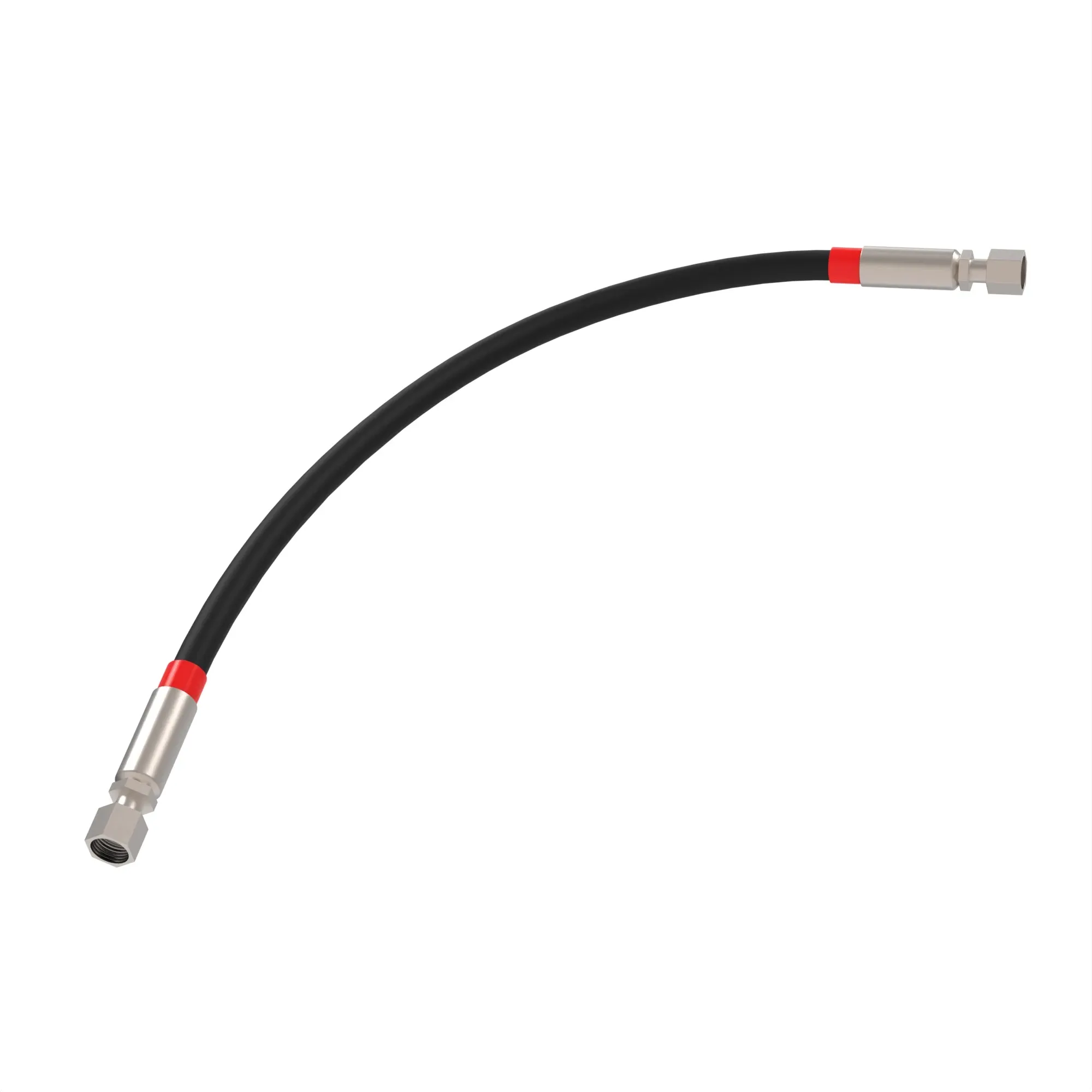 John Deere AutoTrac™ Valve to Steering Valve Hydraulic Hose - AXE18473