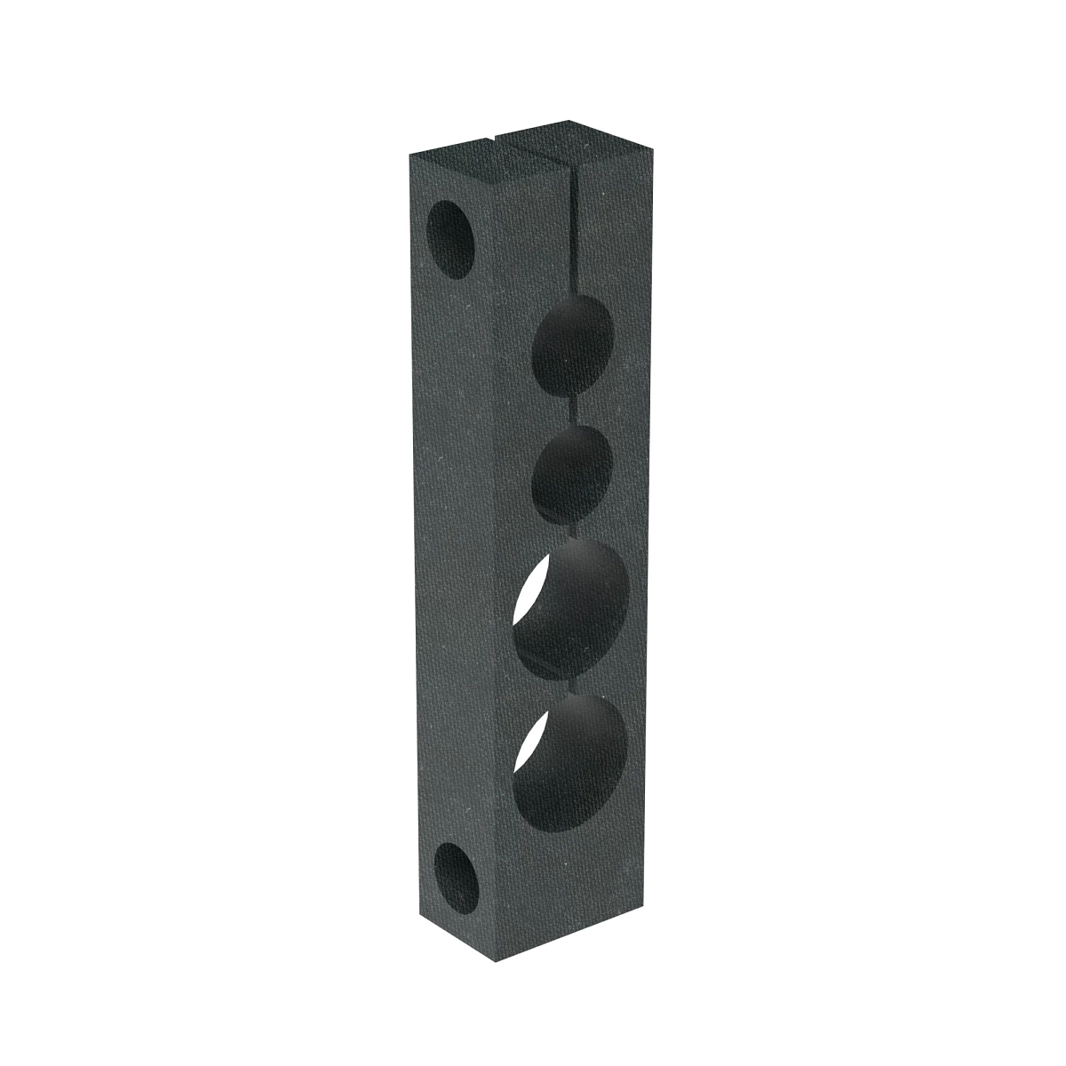 Support, a Number, Rubber Block