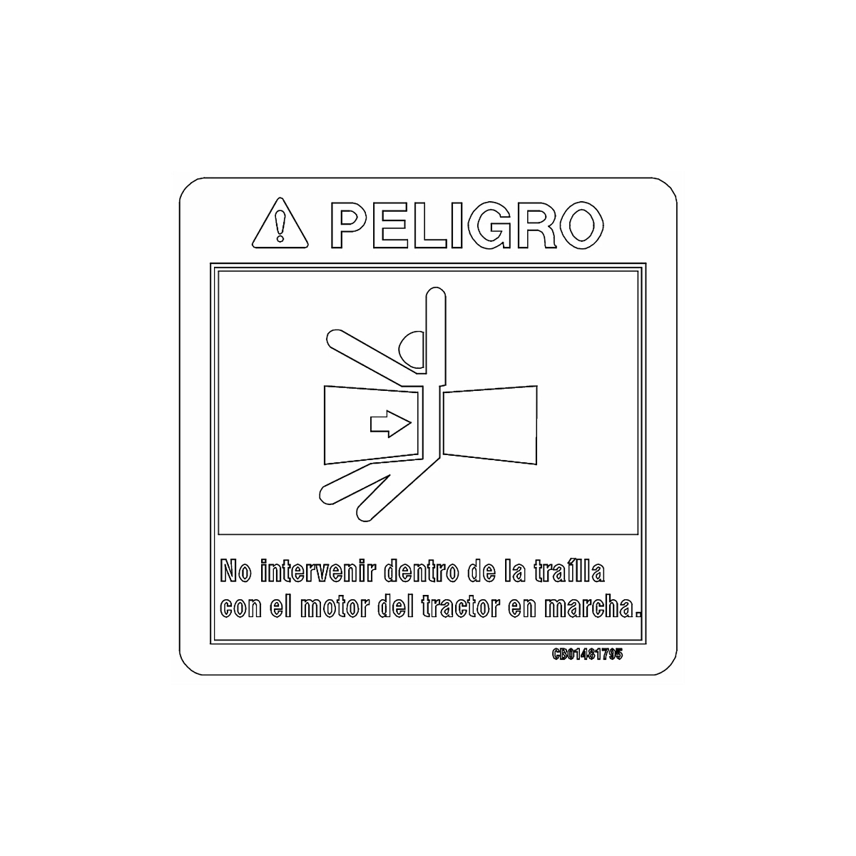 Decal-Danger/Scrap Bowl (Span)