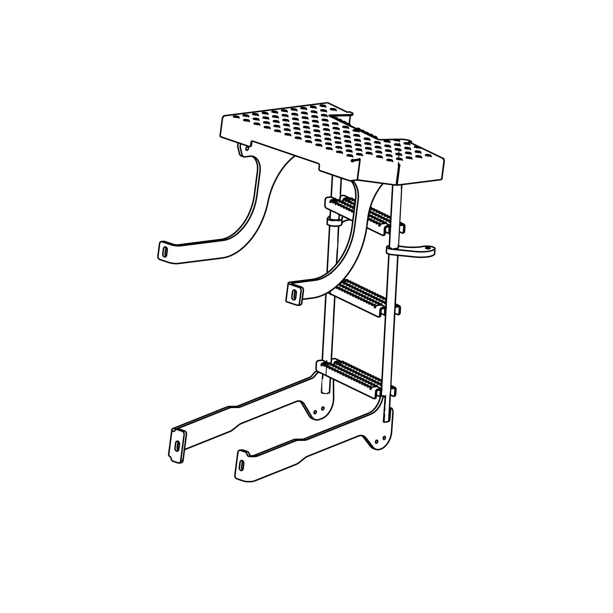 John Deere Platform Step, Left Side - AT519841