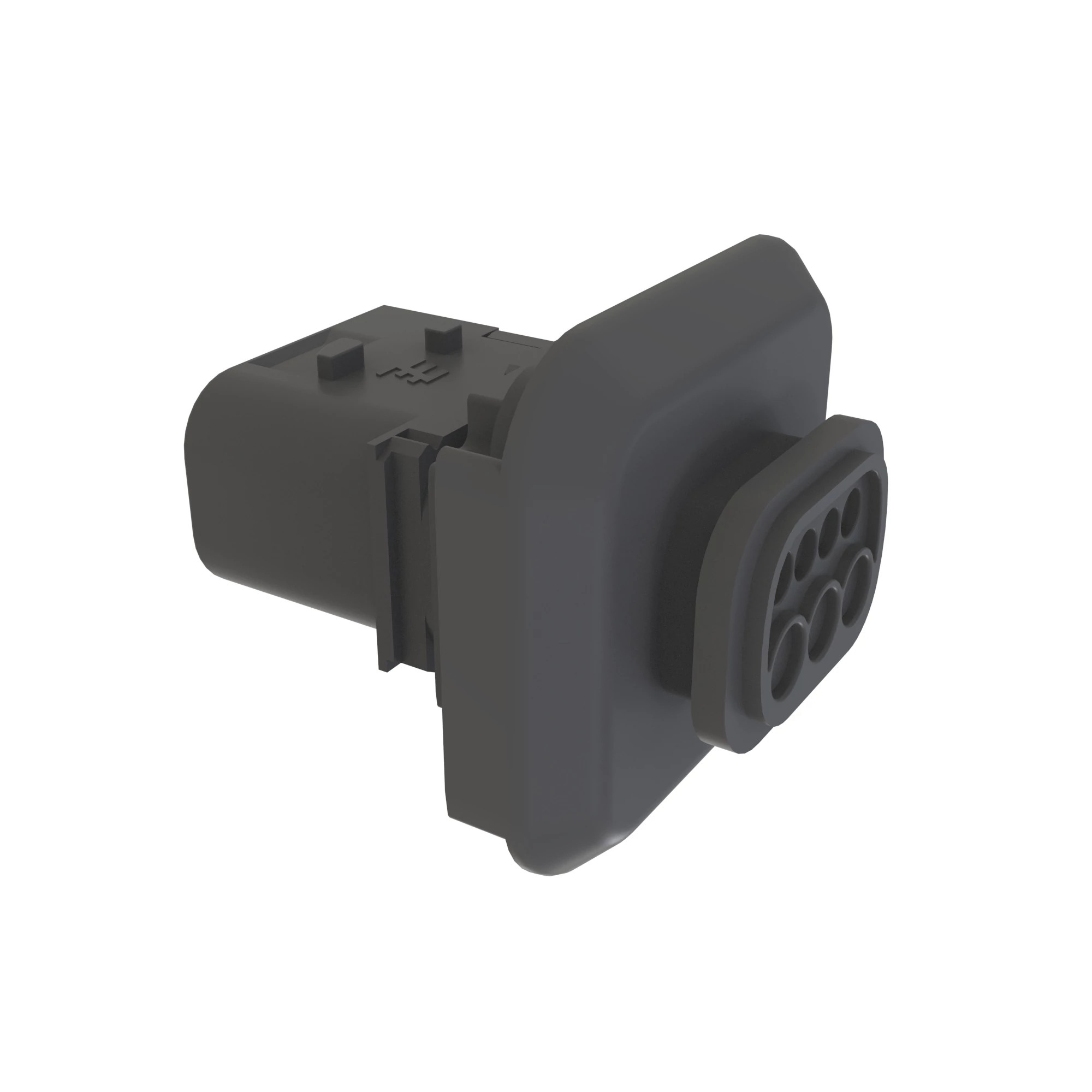 TYCO MCP 7W MALE SLD BLK PLSTC